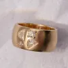 .57ctw Antique White Diamond Shapes Cigar Band sold by Marrow Fine