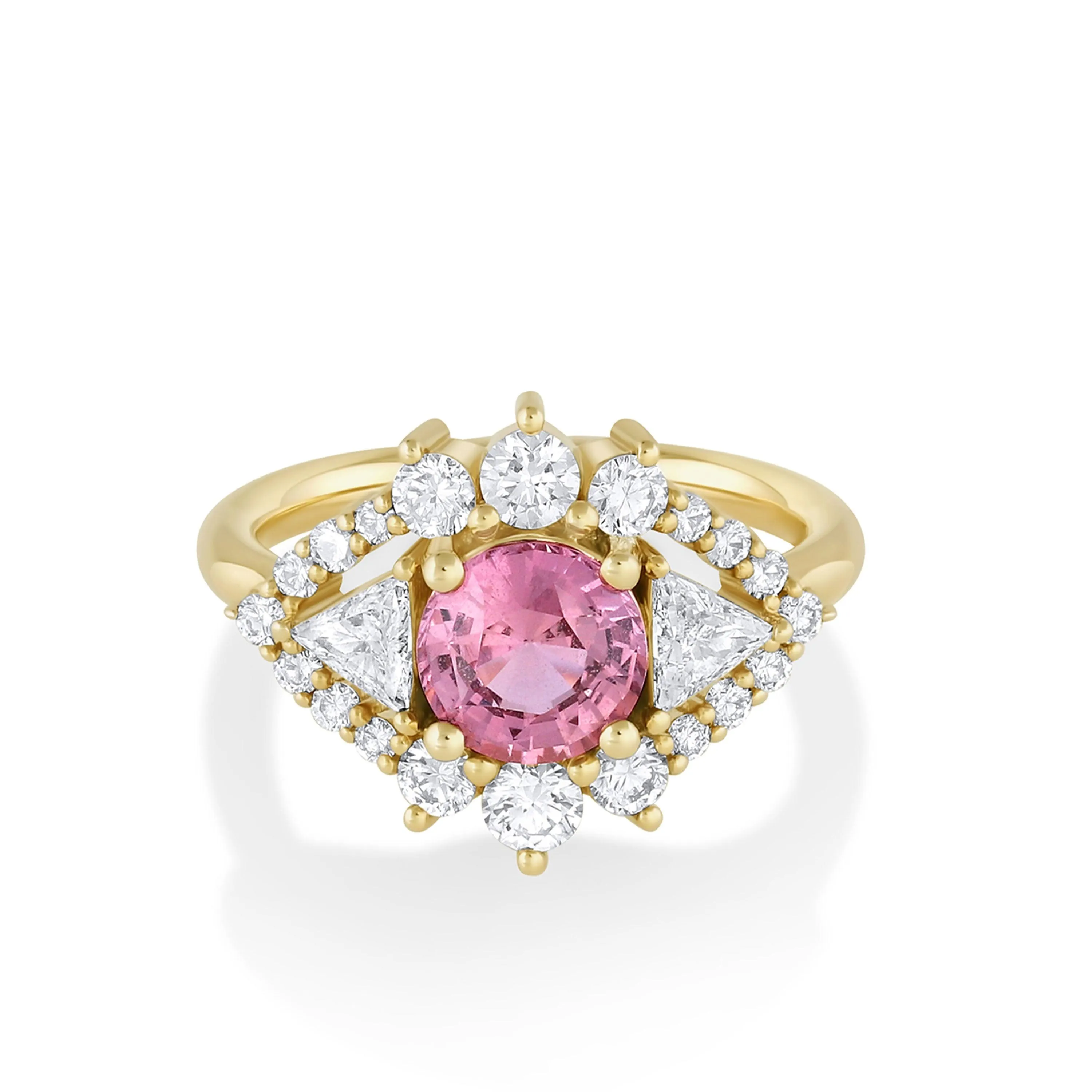 1.49ct Pink Sapphire Art Deco Ring sold by Marrow Fine