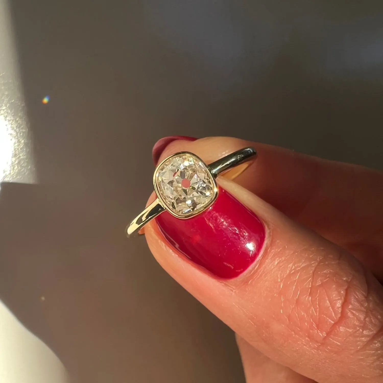 0.85ct Old Mine Isla Ring sold by Marrow Fine product image thumbnail 4