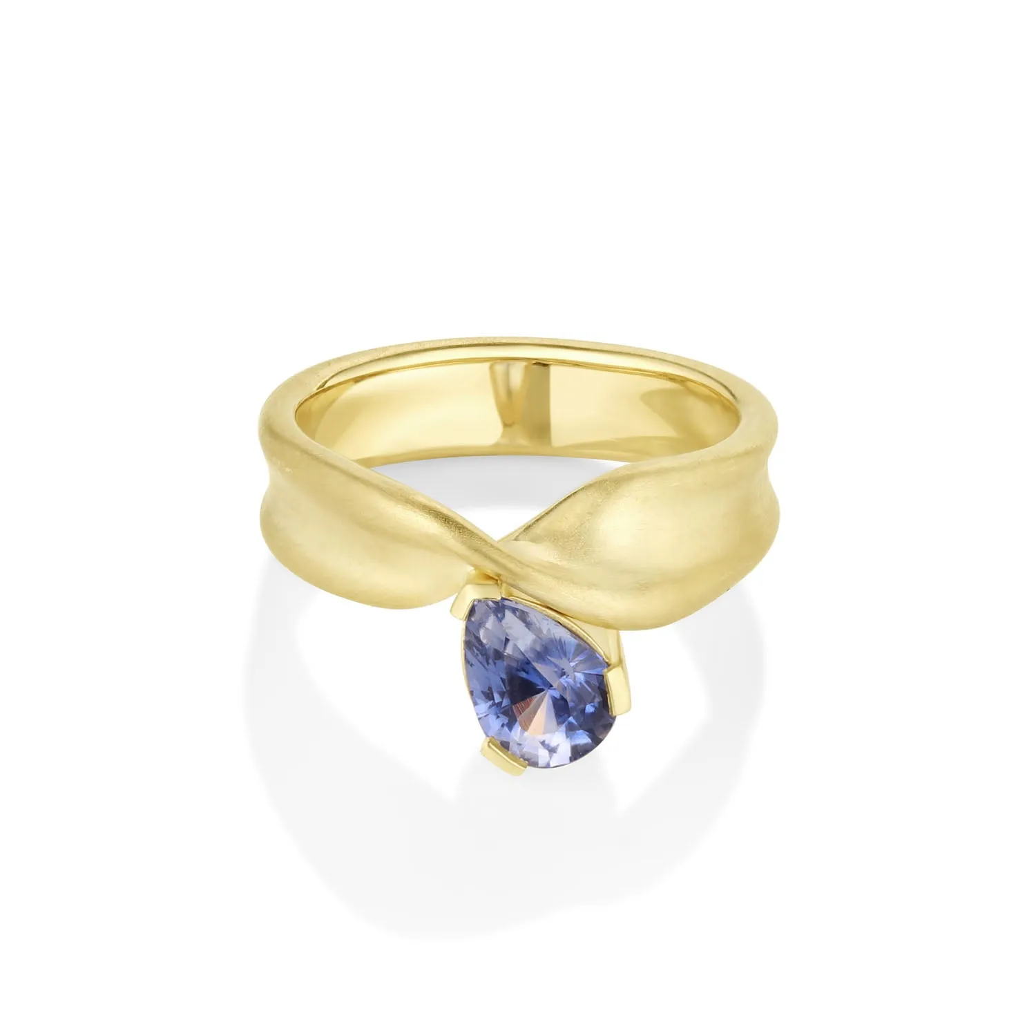 1.06ct Sapphire Twist Ring sold by Marrow Fine