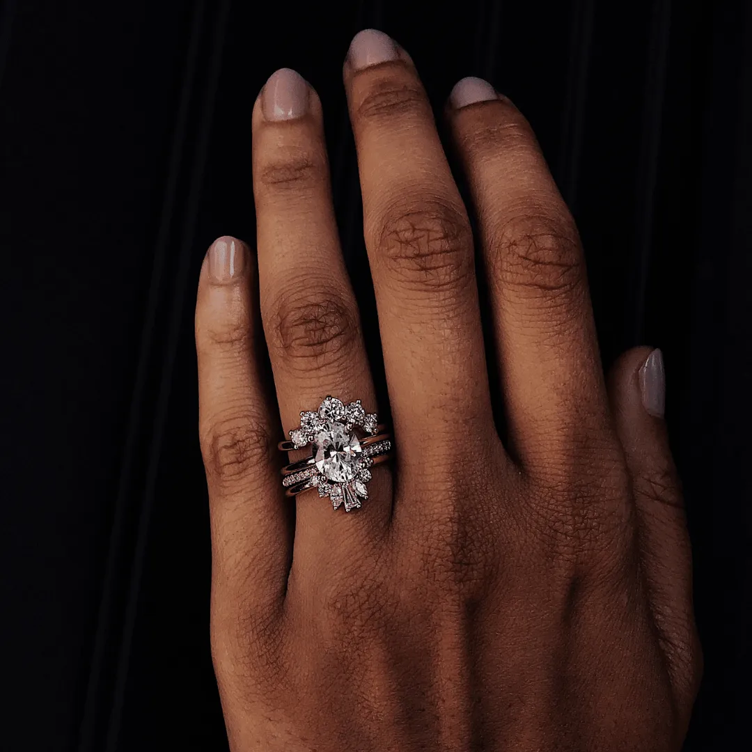 The Helene Oval Solitaire Engagement Ring sold by Marrow Fine product image thumbnail 5