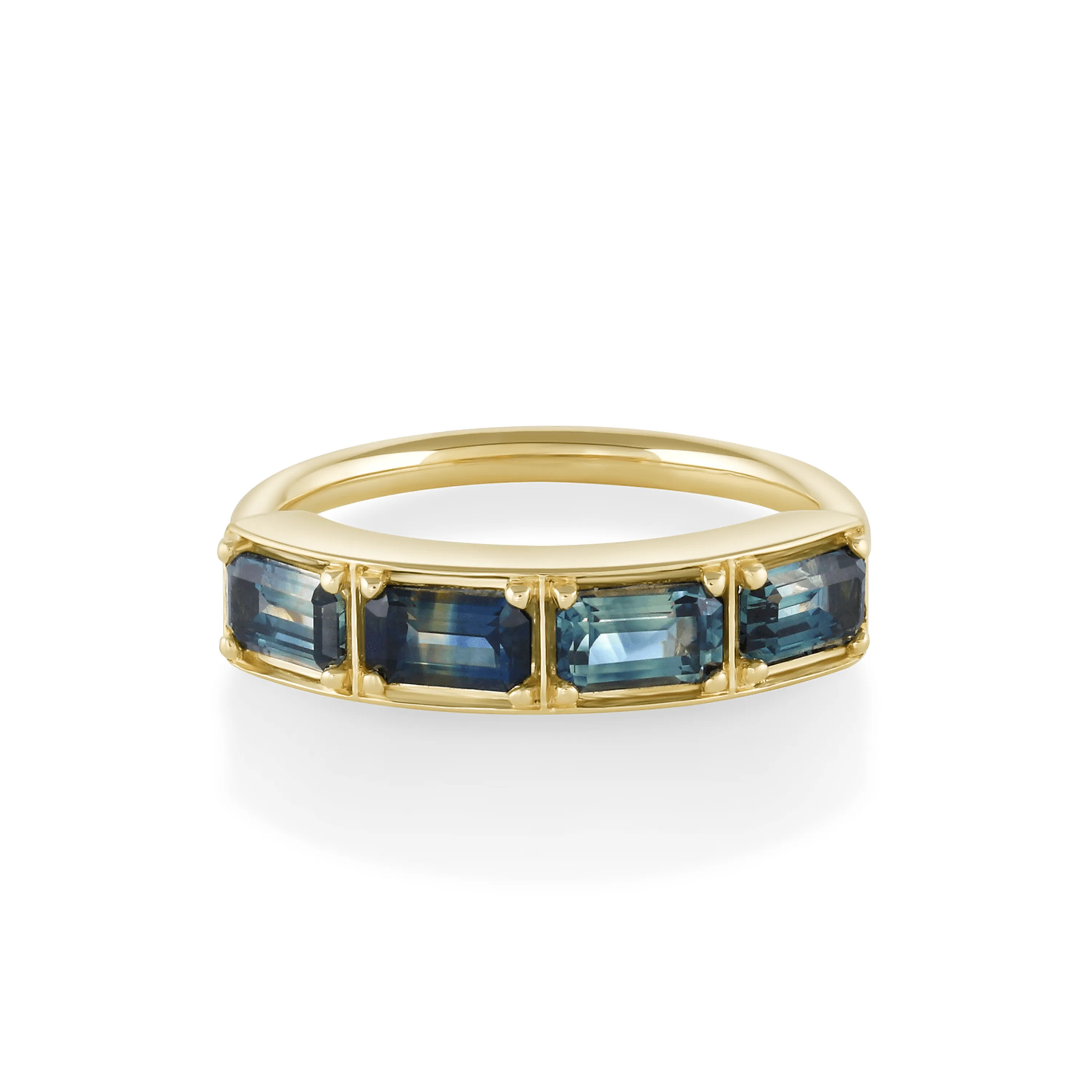 1.45ct Bi-Color Sapphire Maxine Stacking Ring sold by Marrow Fine