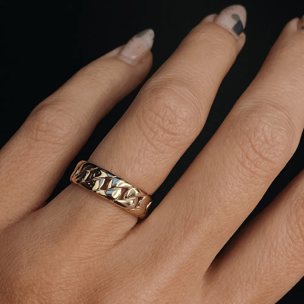 Everyday Cuban Chain Ring sold by Marrow Fine product image thumbnail 2