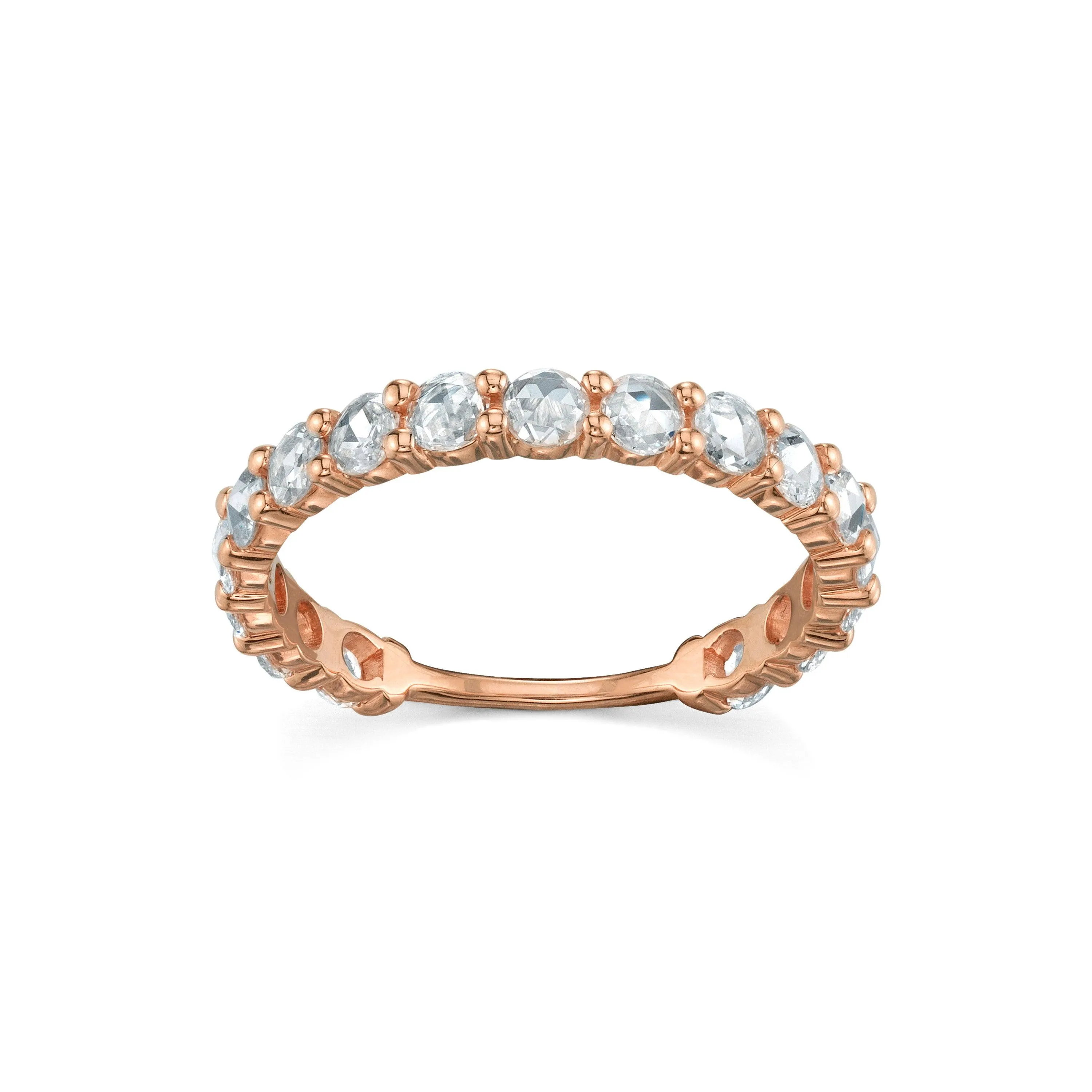 White Diamond August Rose Band sold by Marrow Fine product image thumbnail 5