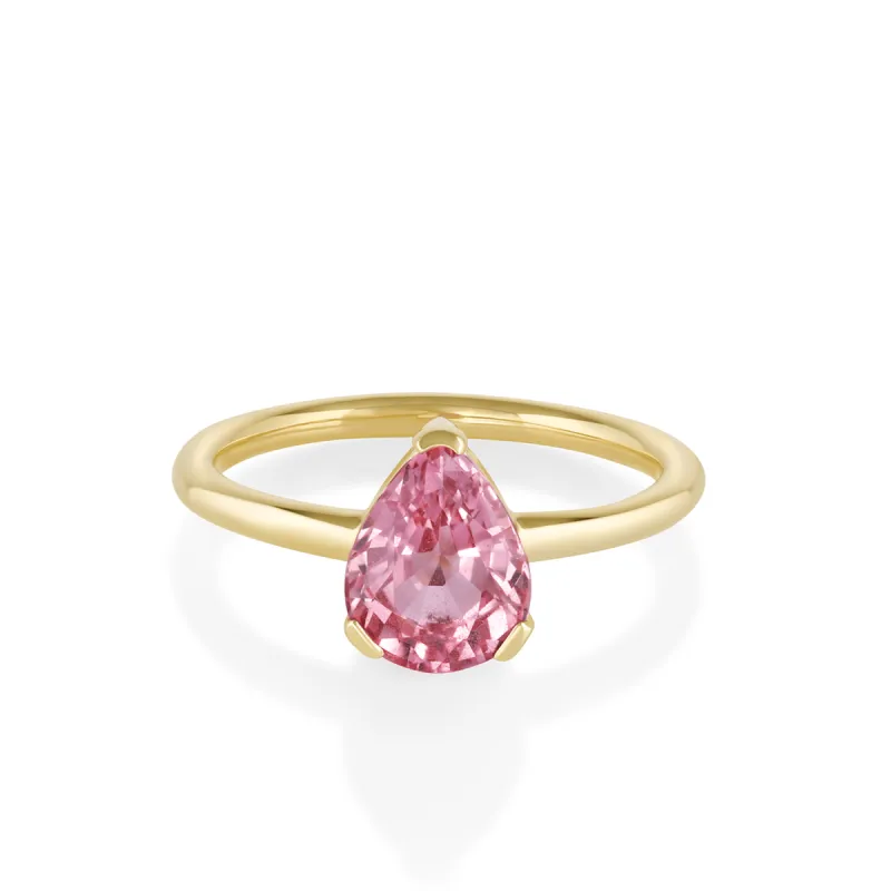 2.36ct Padparadscha Sapphire Sloane Engagement Ring sold by Marrow Fine