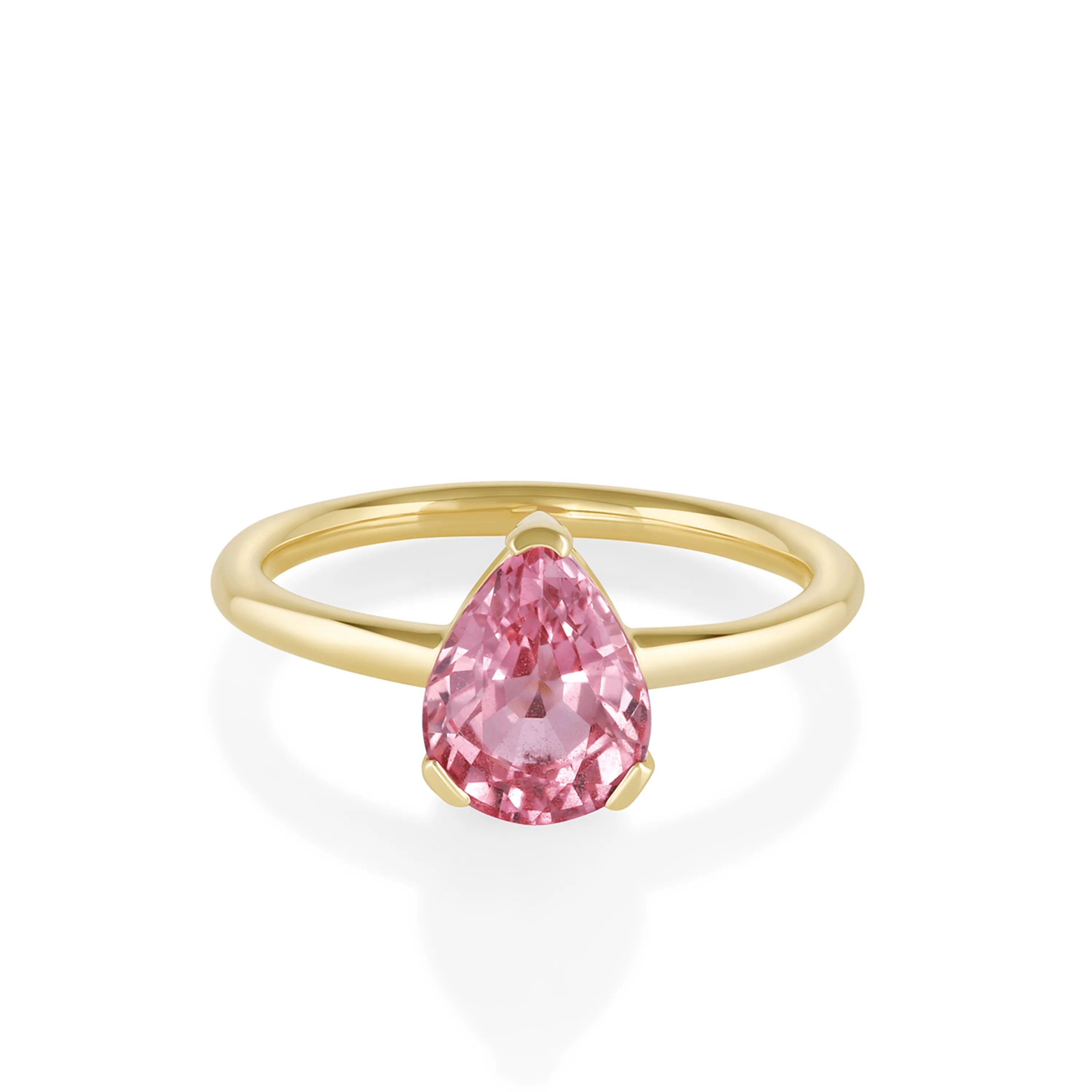 2.36ct Padparadscha Sapphire Sloane Engagement Ring sold by Marrow Fine