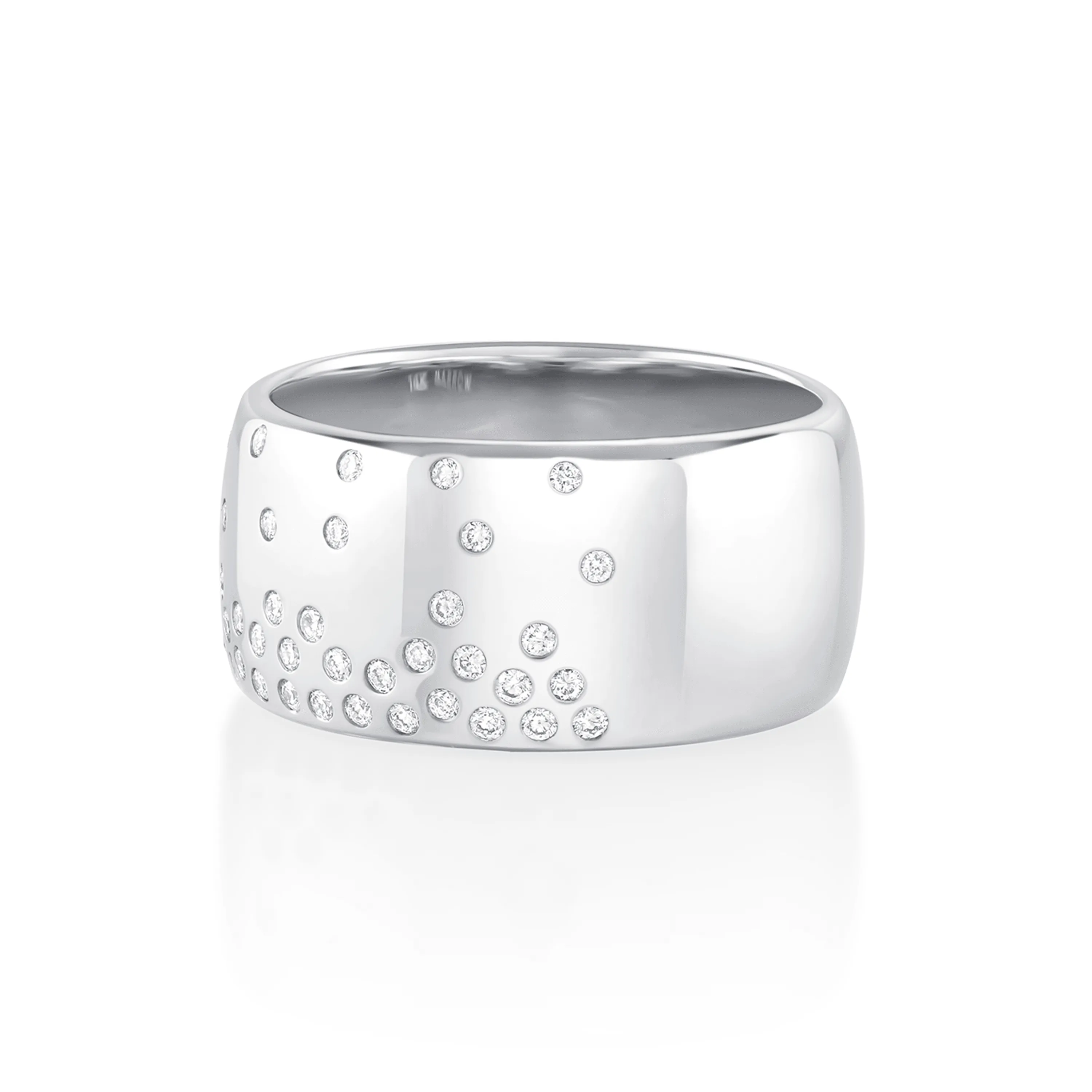 Waterfall White Diamond Cigar Band sold by Marrow Fine product image thumbnail 5