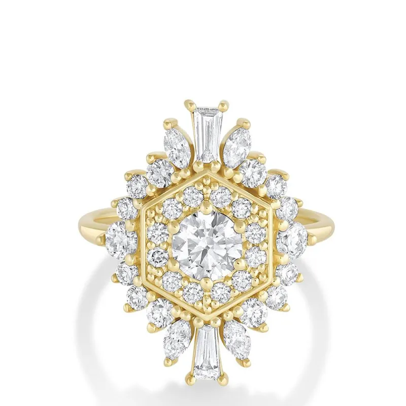 .50ct White Diamond Stella Engagement Ring sold by Marrow Fine