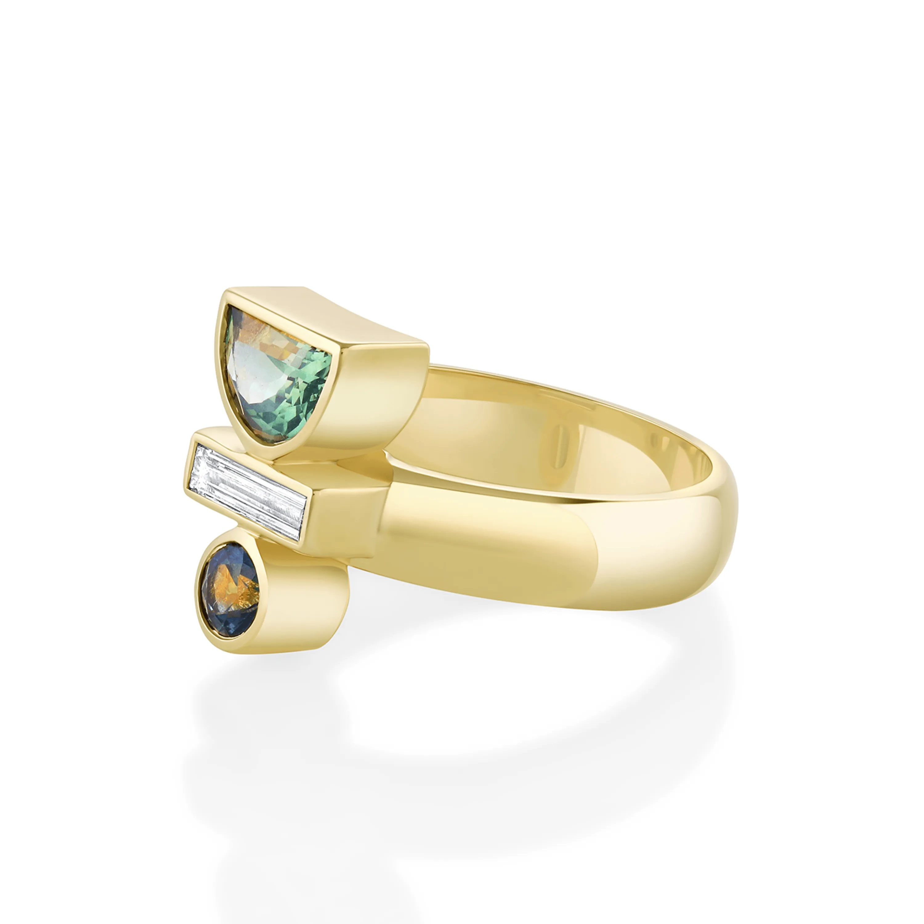 Montana Sapphire Half Moon Relic Ring sold by Marrow Fine product image thumbnail 2