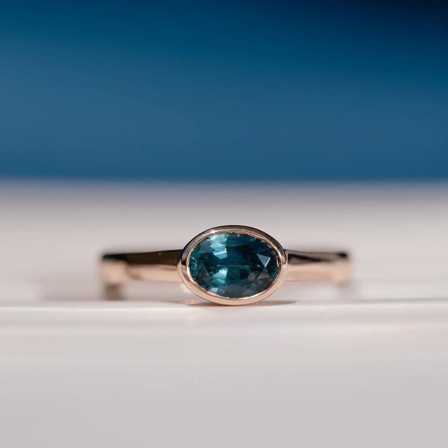 .88ct Montana Sapphire Tessa Ring sold by Marrow Fine product image thumbnail 4