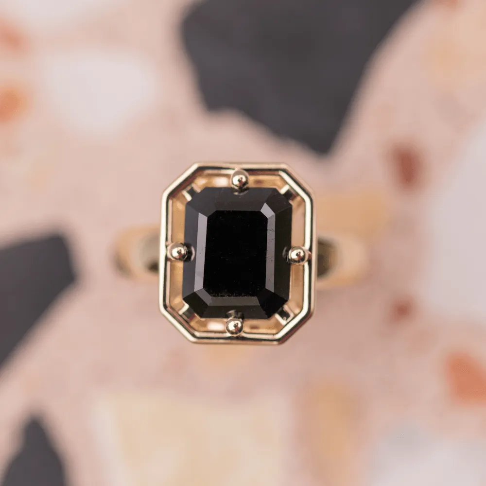 3.95ct Black Diamond Georgia Ring sold by Marrow Fine product image thumbnail 3