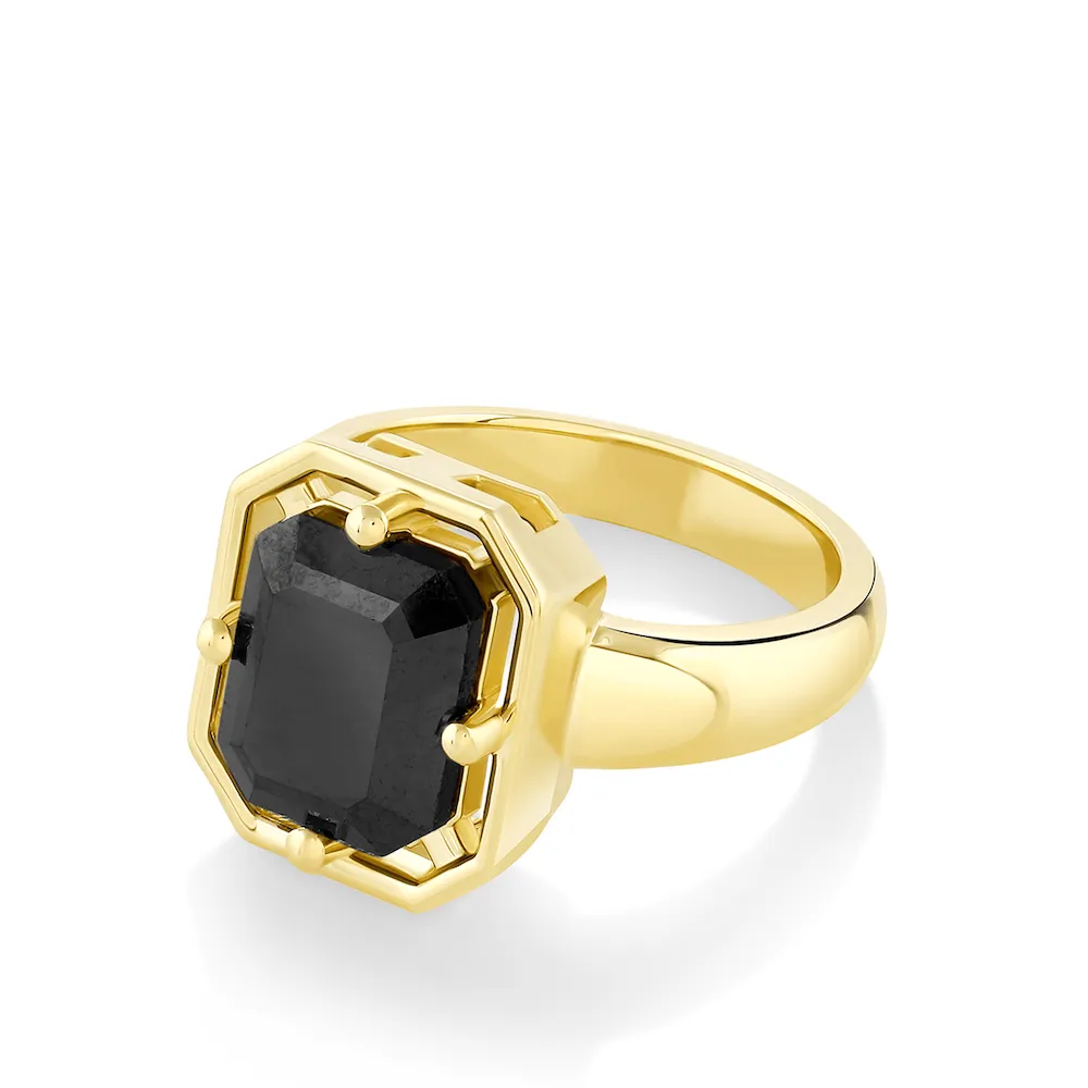 3.95ct Black Diamond Georgia Ring sold by Marrow Fine product image thumbnail 2