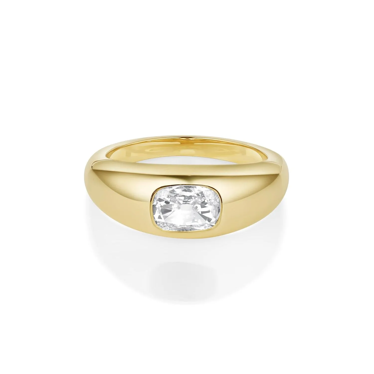 0.57ct Cushion Pinky Bombe sold by Marrow Fine