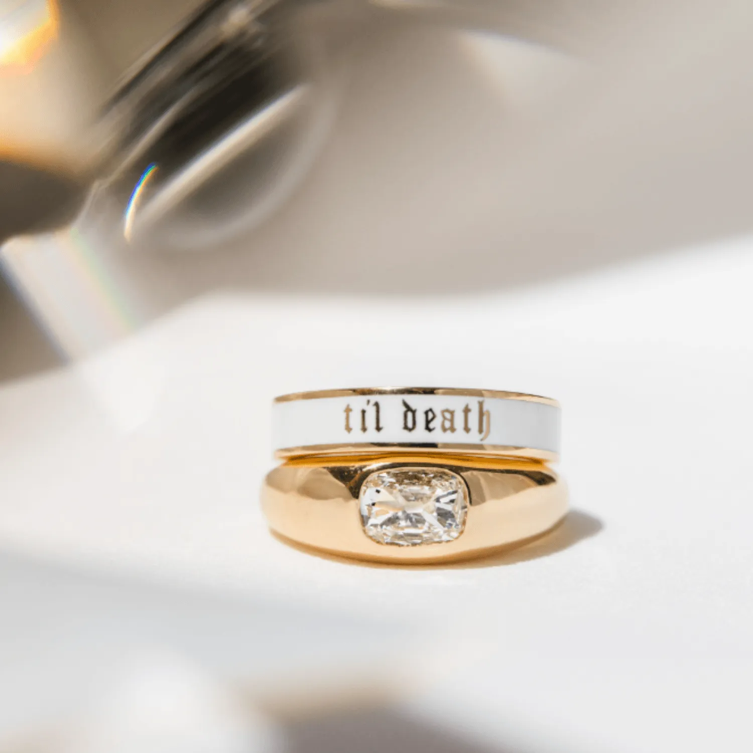 0.57ct Cushion Pinky Bombe sold by Marrow Fine product image thumbnail 4