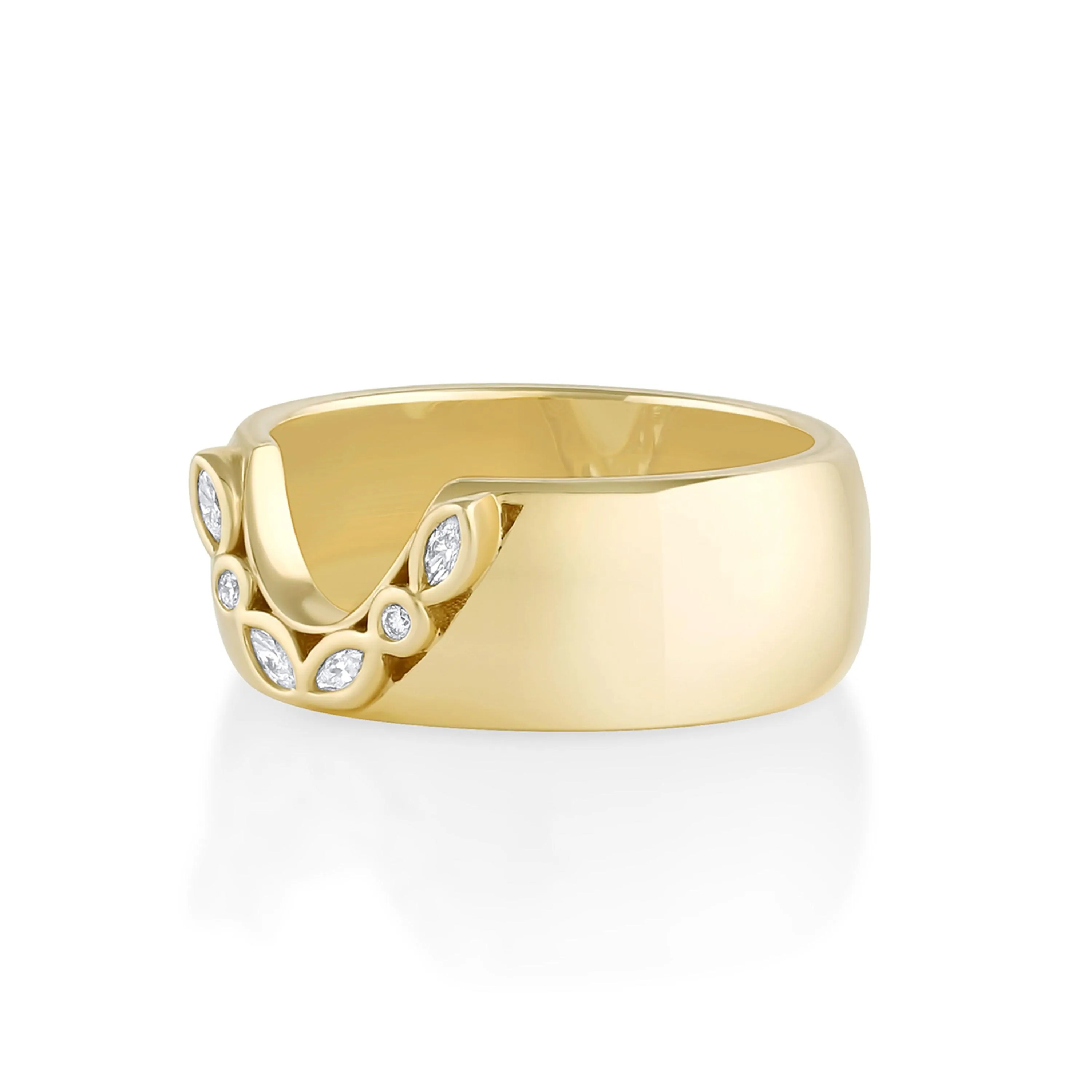 White Diamond Mixed Shape Cigar Band sold by Marrow Fine product image thumbnail 3