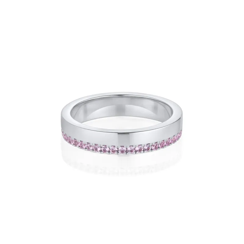 Mindy Half Lavender Sapphire Band sold by Marrow Fine