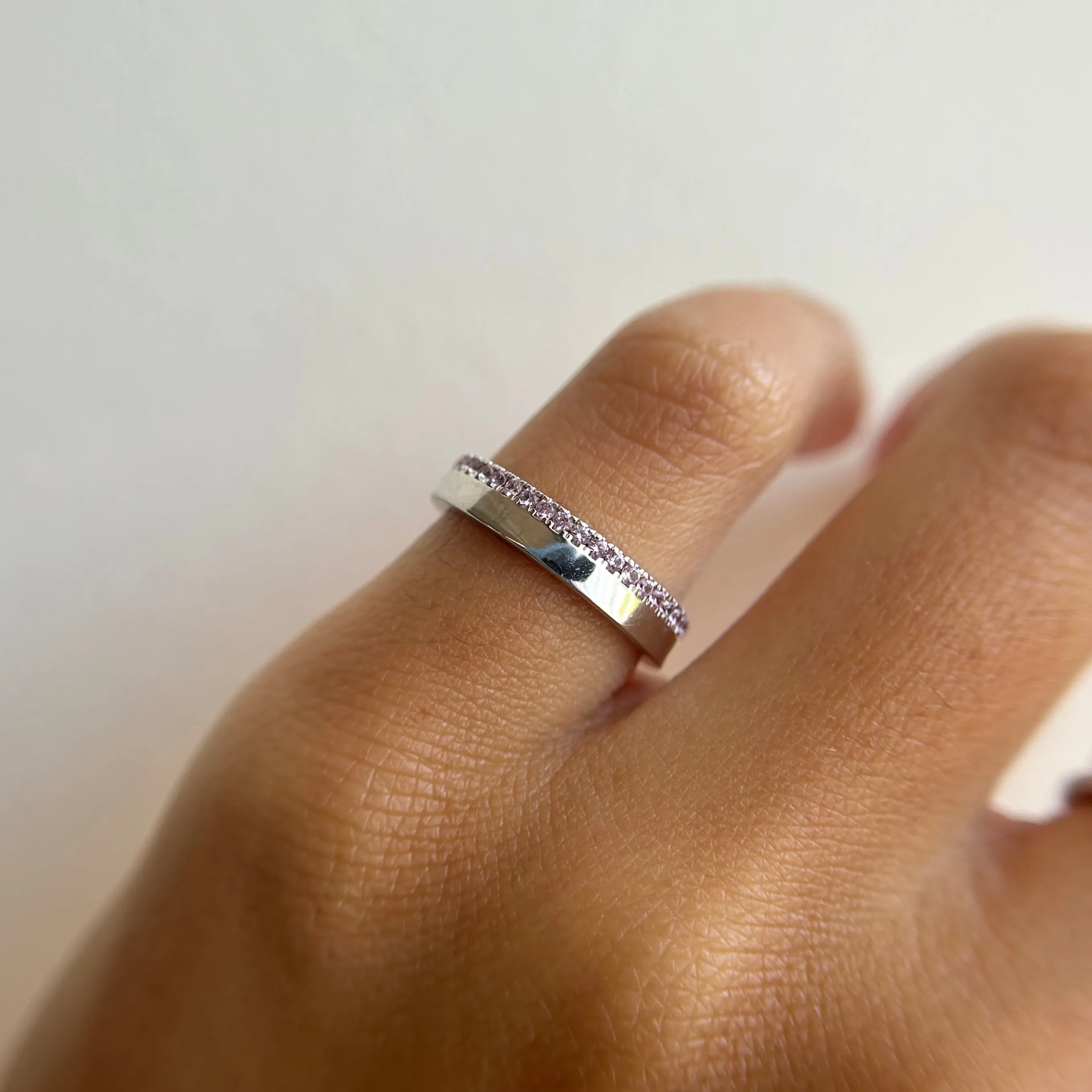 Mindy Half Lavender Sapphire Band sold by Marrow Fine product image thumbnail 2