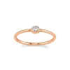 White Diamond Sweet Pea Stacking Ring sold by Marrow Fine