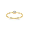 White Diamond Sweet Pea Stacking Ring sold by Marrow Fine