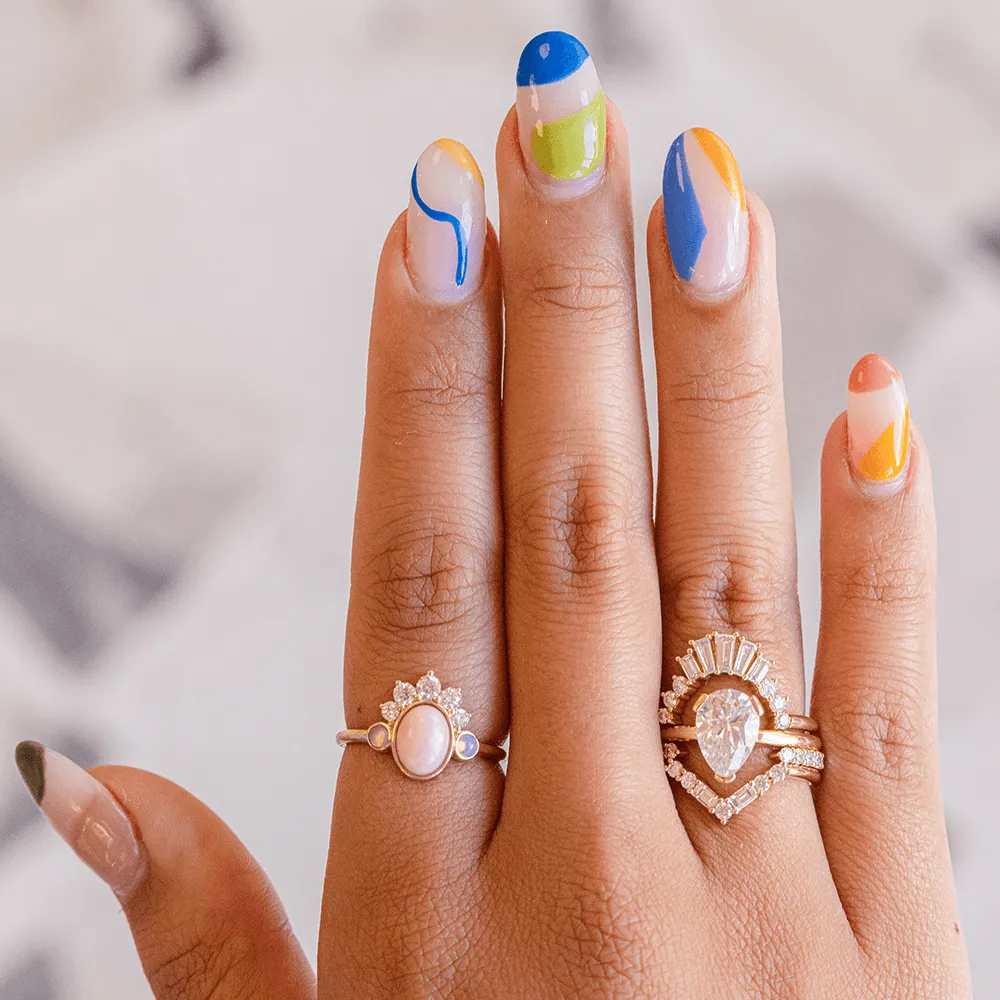 The Sloane Pear Solitaire Engagement Ring sold by Marrow Fine product image thumbnail 5