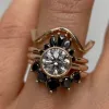 1.40ct White Diamond Bezel Tessa Engagement Ring sold by Marrow Fine