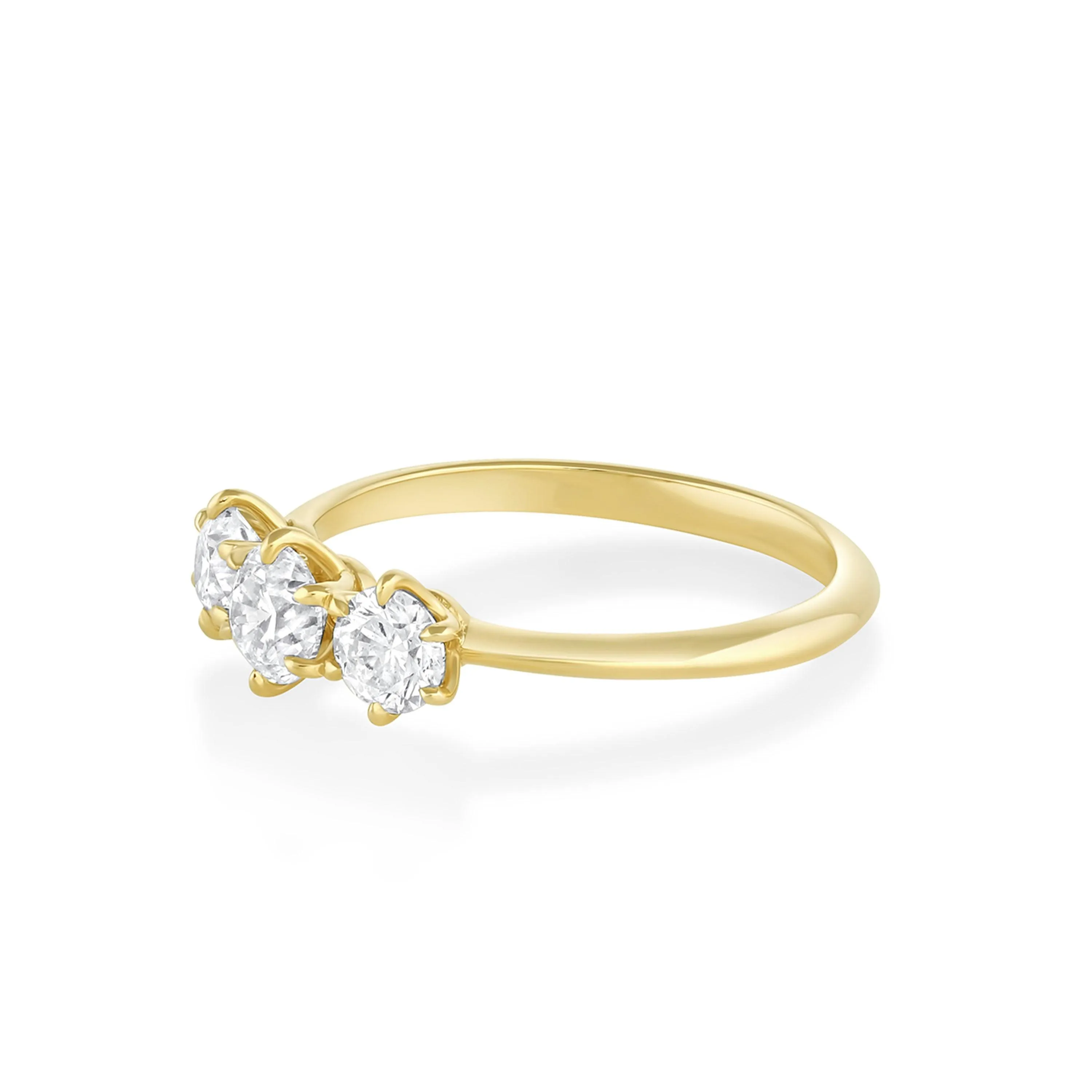 The Maude Three-Stone Engagement Ring sold by Marrow Fine product image thumbnail 2