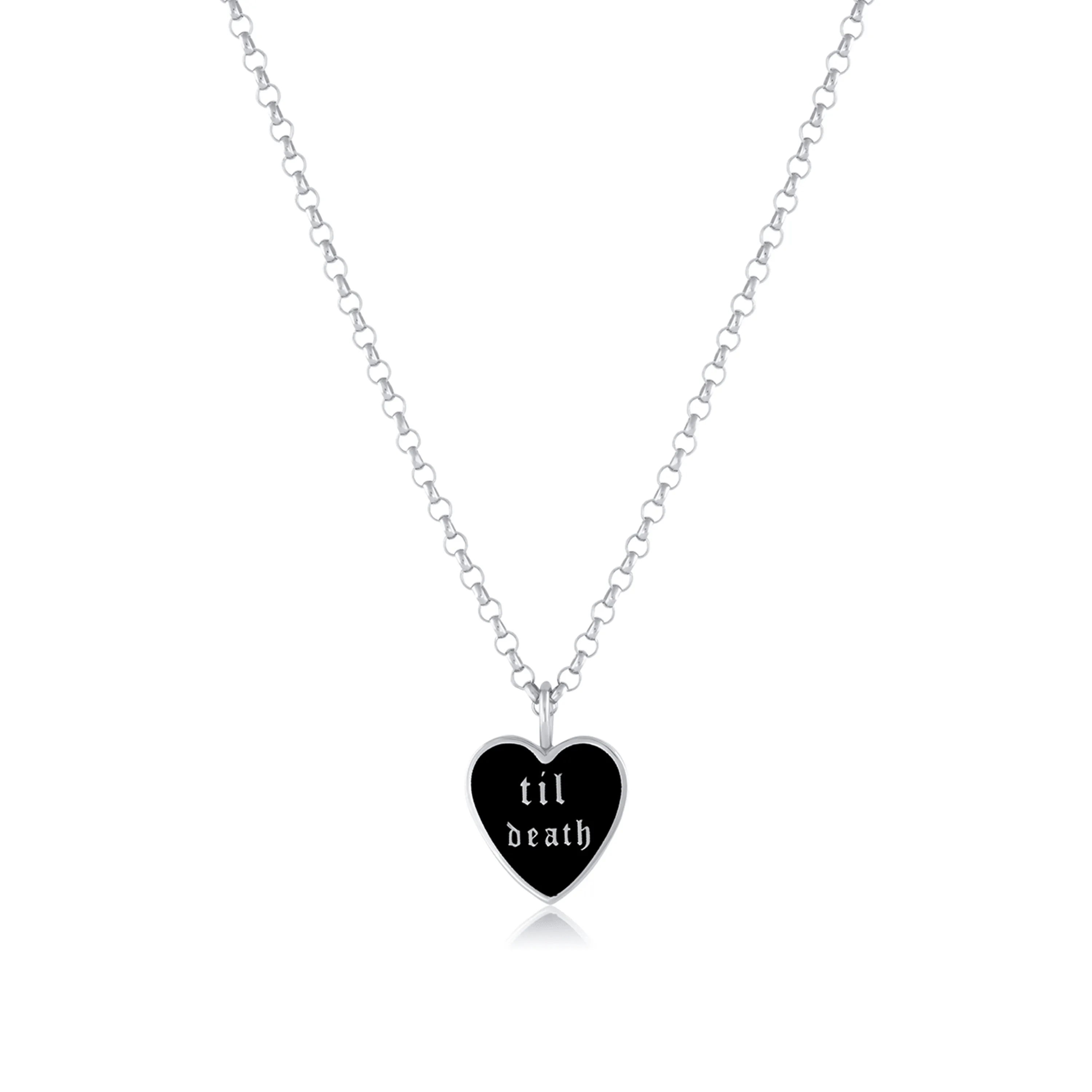 Til Death Enamel Pendant sold by Marrow Fine product image thumbnail 3