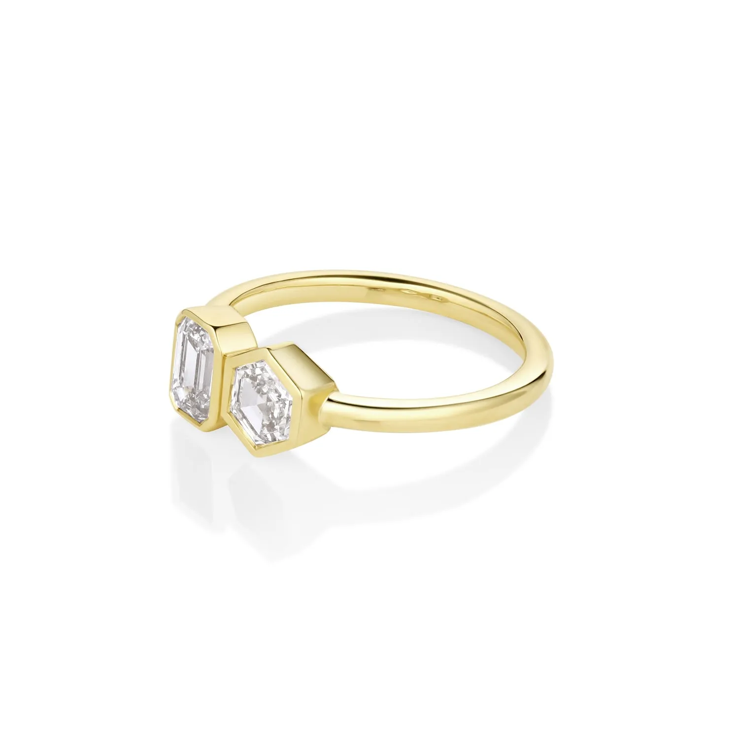 0.89tcw Diamond Toi et Moi Ring sold by Marrow Fine product image thumbnail 2