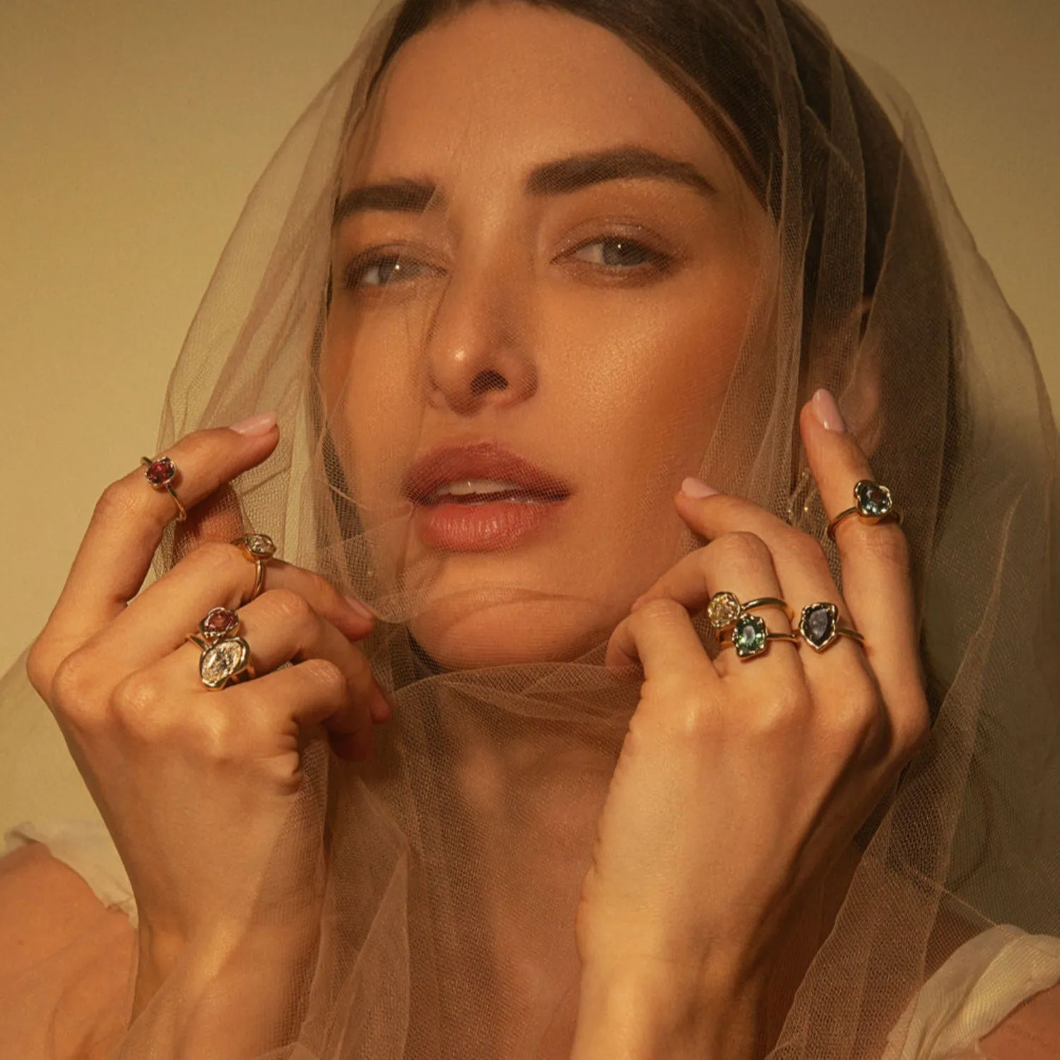 1.25ct Old Mine Abstract Bezel Ring sold by Marrow Fine product image thumbnail 4