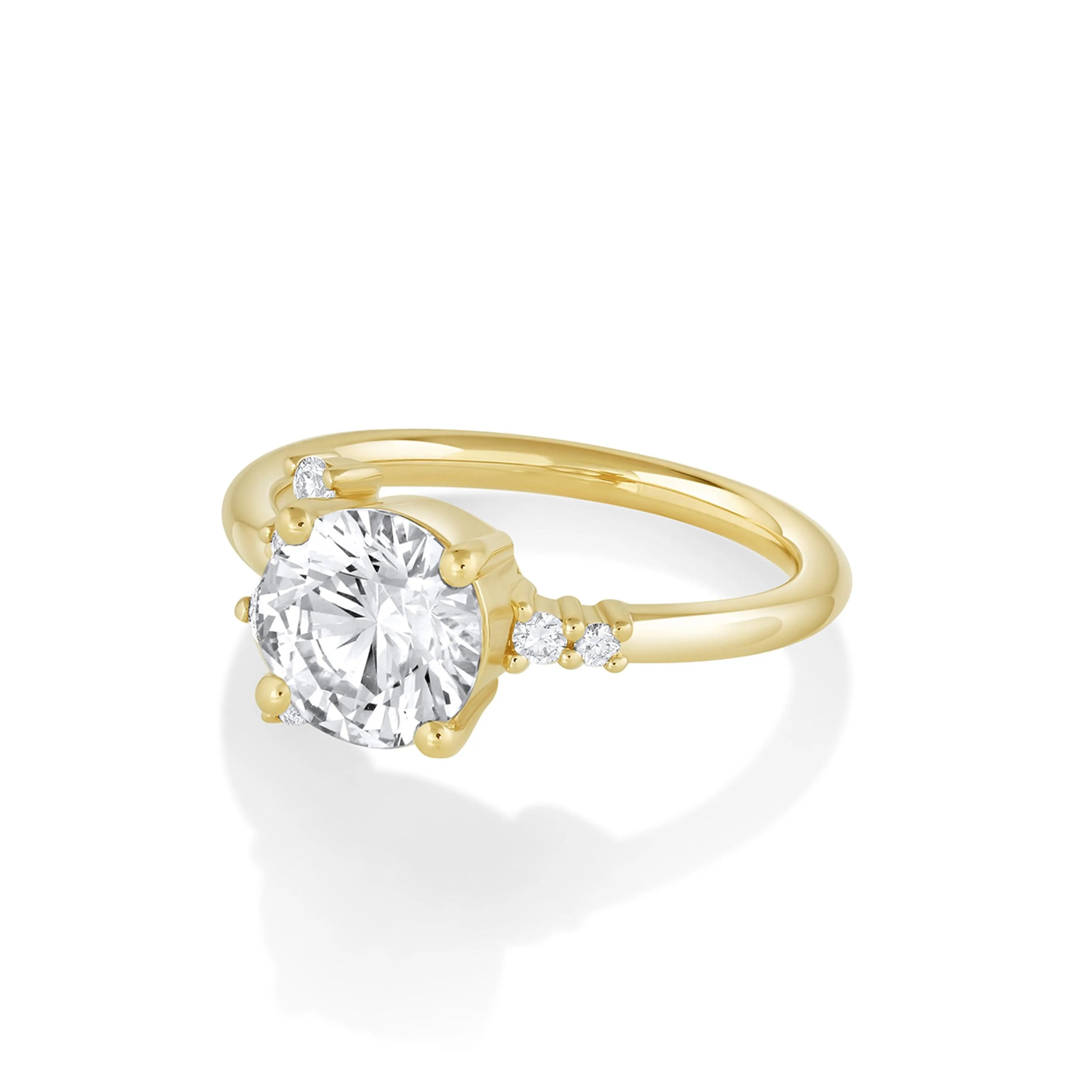 The Amelia Round Cluster Engagement Ring sold by Marrow Fine product image thumbnail 2