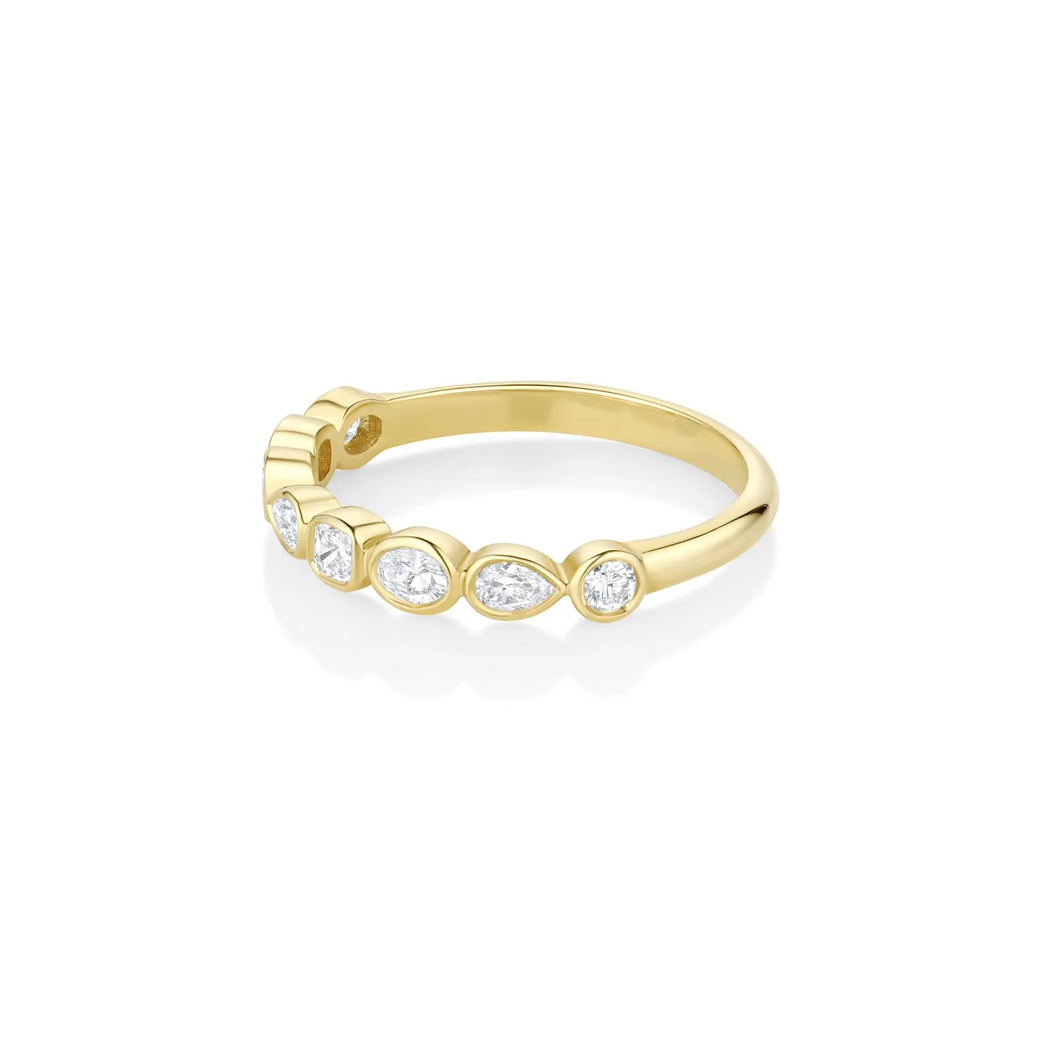 White Diamond Simple Shapes Band sold by Marrow Fine product image thumbnail 3