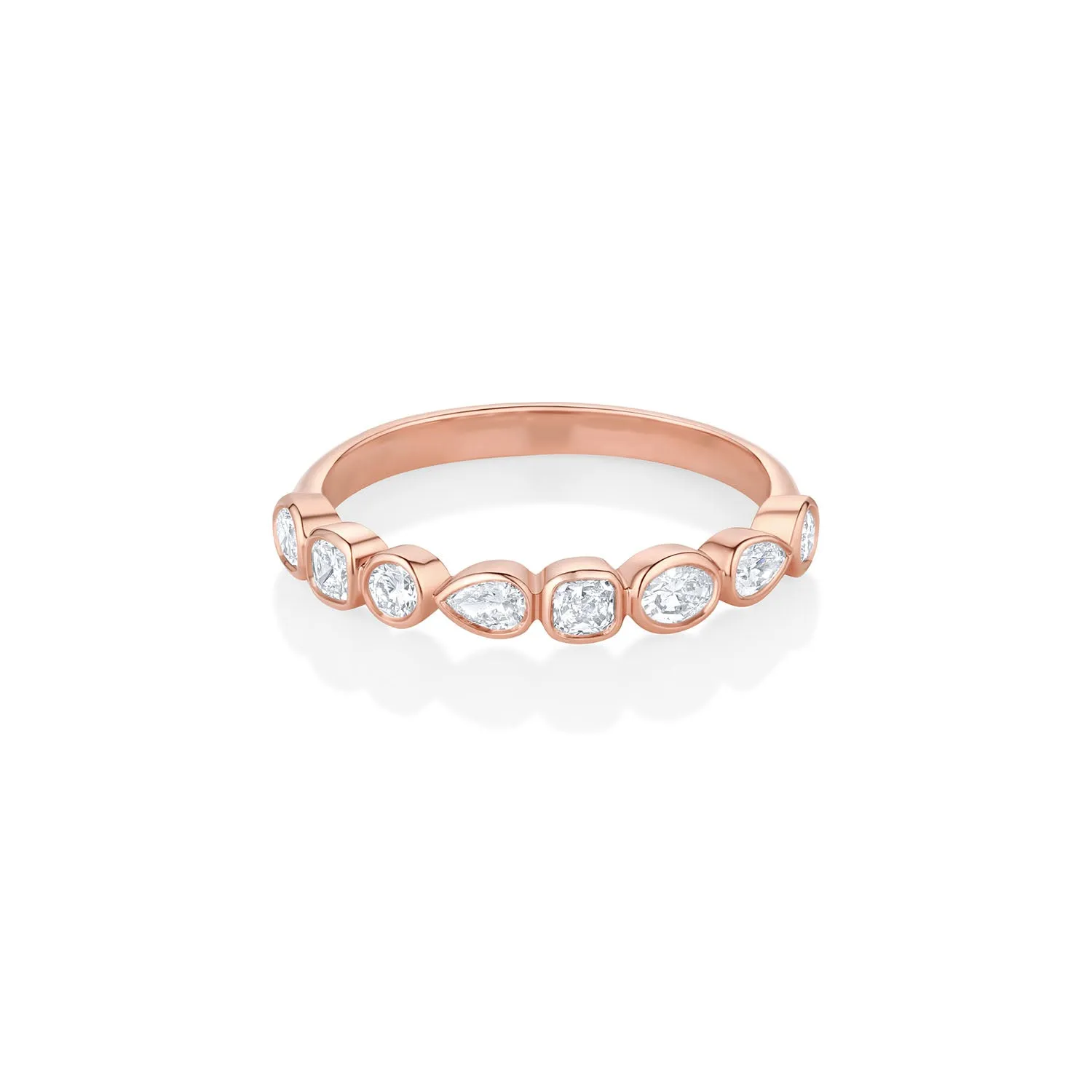 White Diamond Simple Shapes Band sold by Marrow Fine product image thumbnail 5