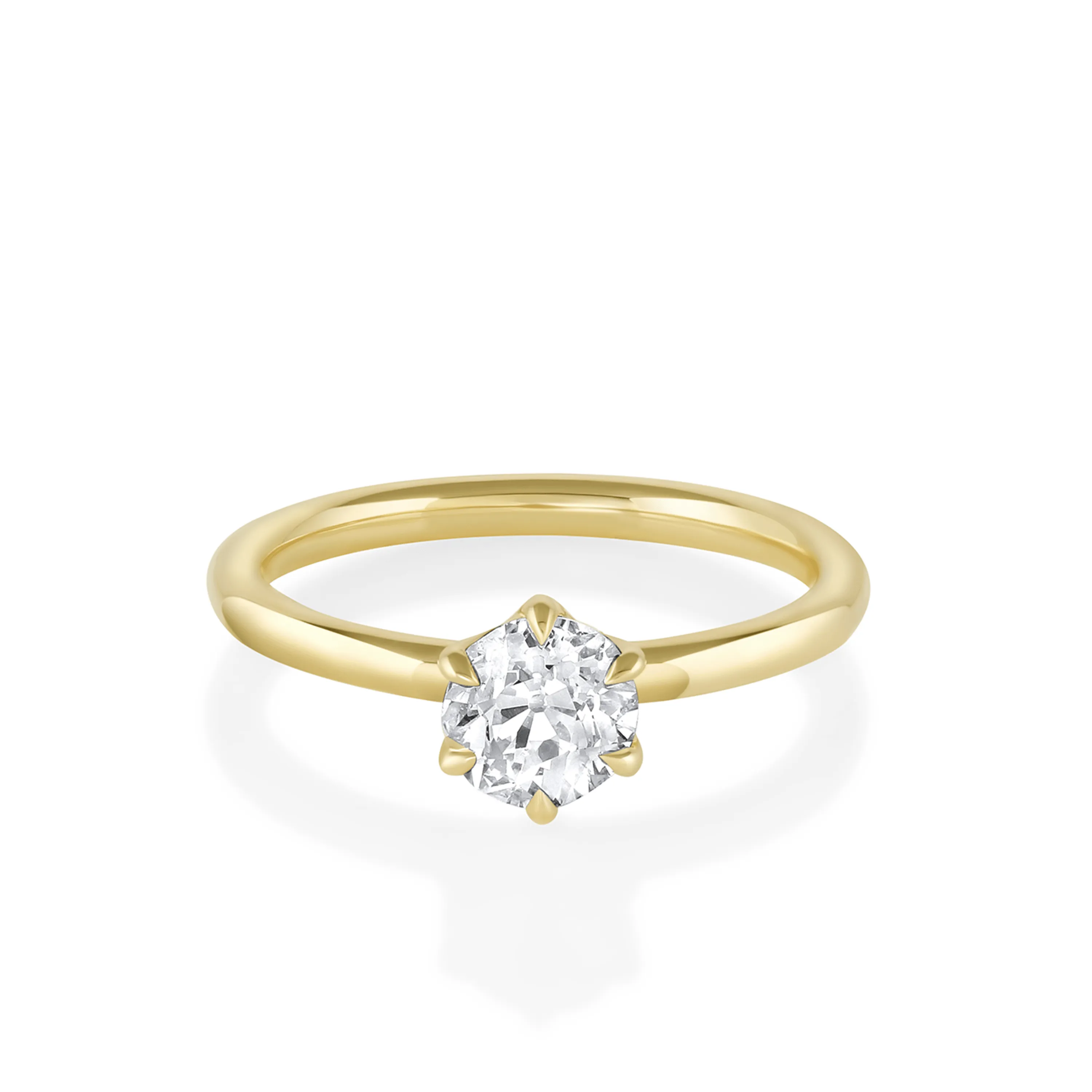 .83ct Old Euro Diamond Camille Engagement Ring sold by Marrow Fine