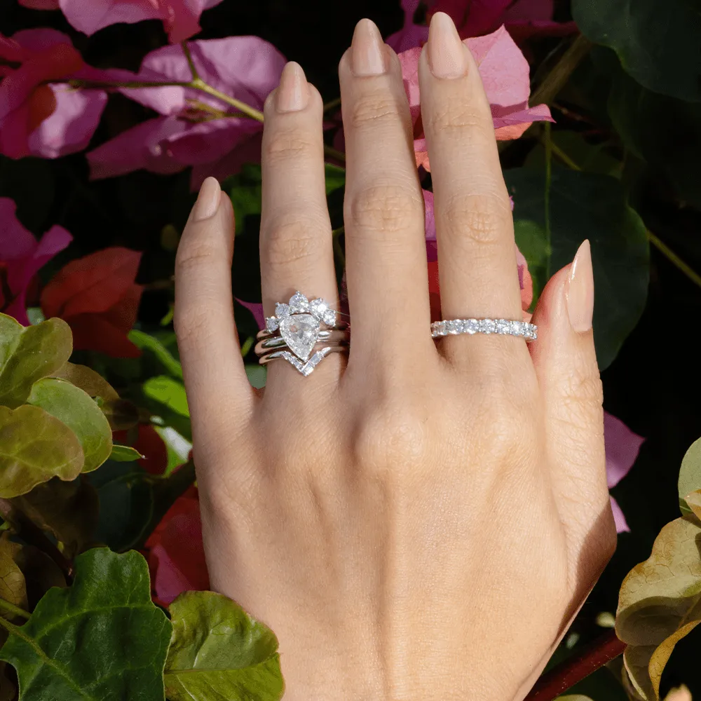 Curvy White Diamond Headdress Jacket sold by Marrow Fine product image thumbnail 2