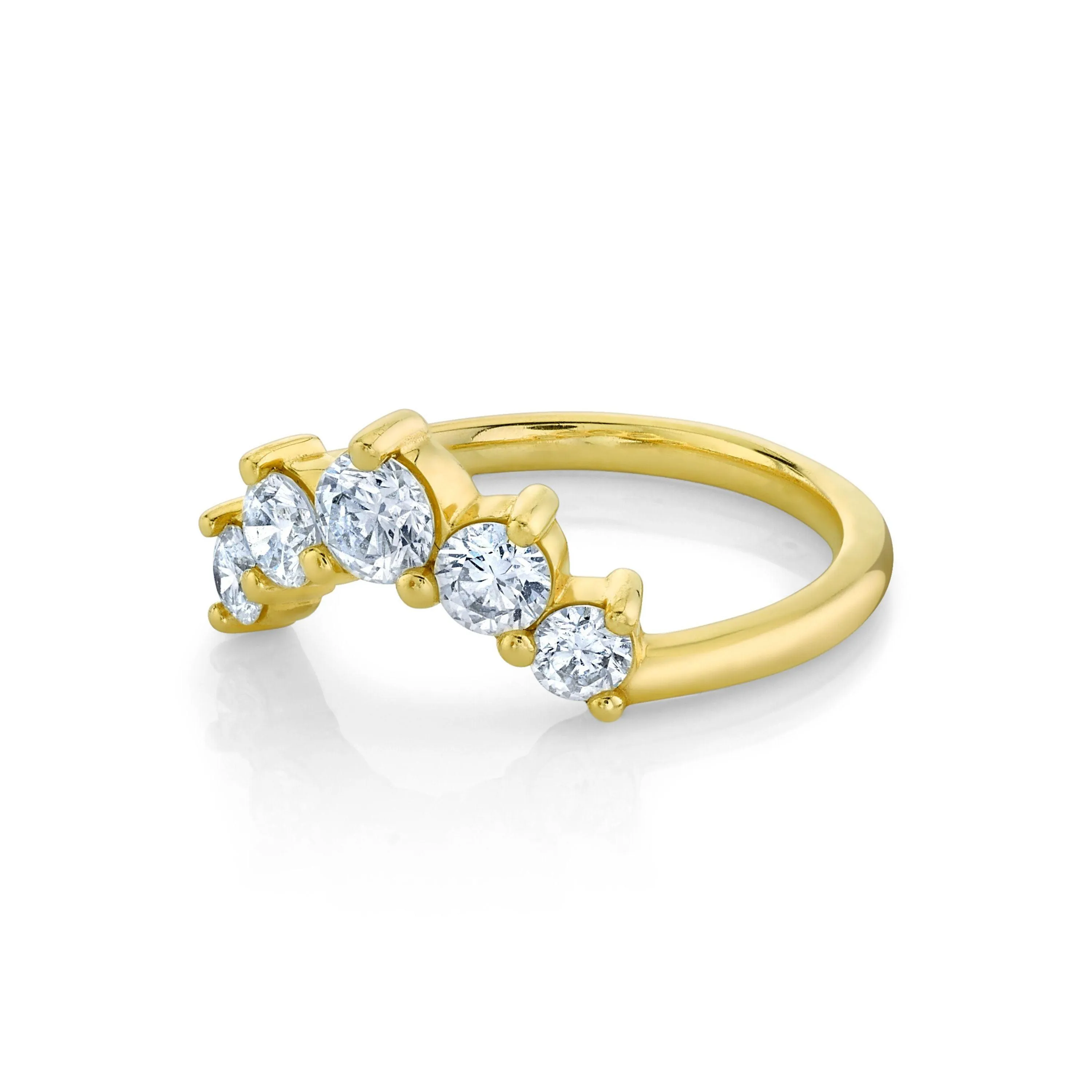 Curvy White Diamond Headdress Jacket sold by Marrow Fine product image thumbnail 3