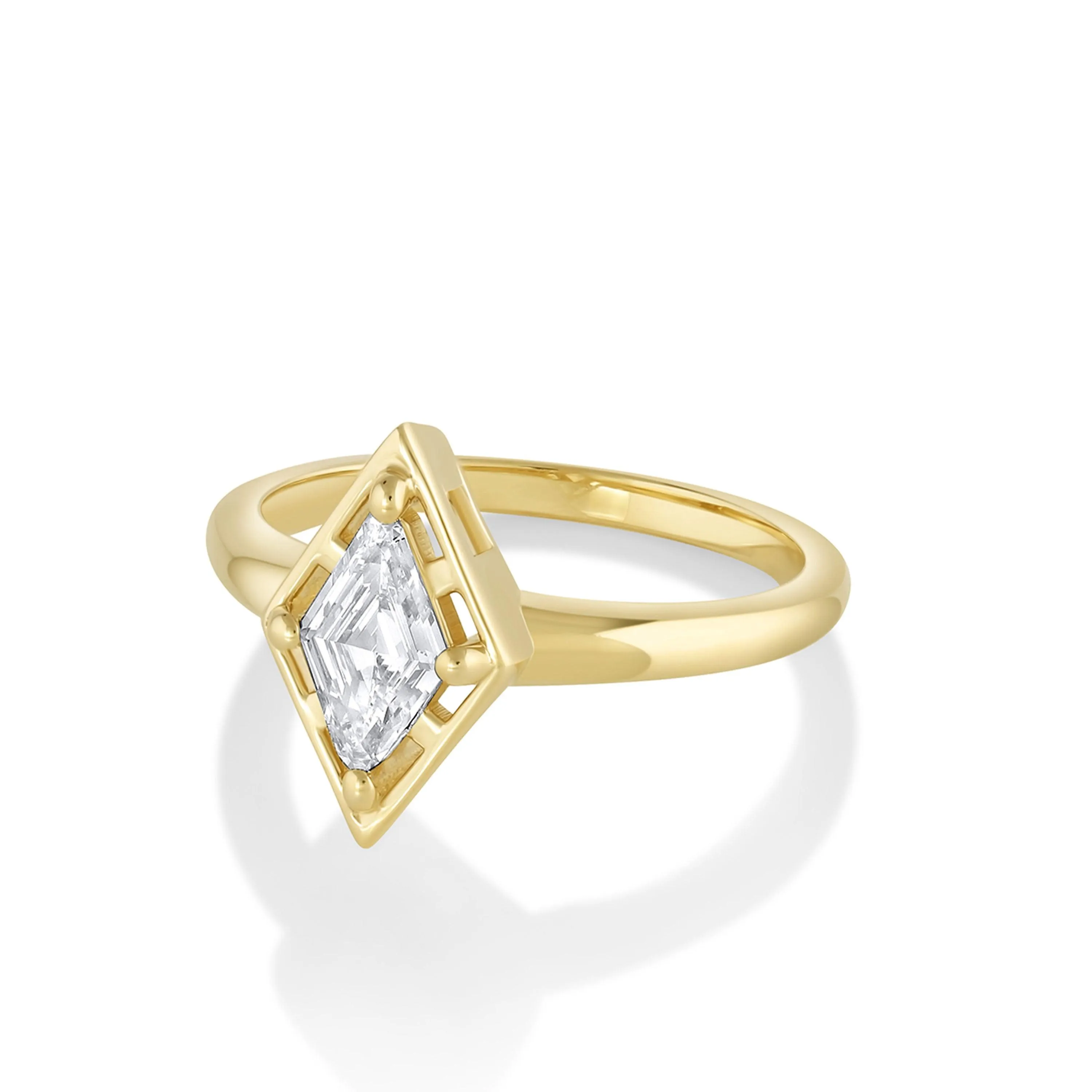 .52ct White Diamond Kite Georgia Engagement Ring sold by Marrow Fine product image thumbnail 2