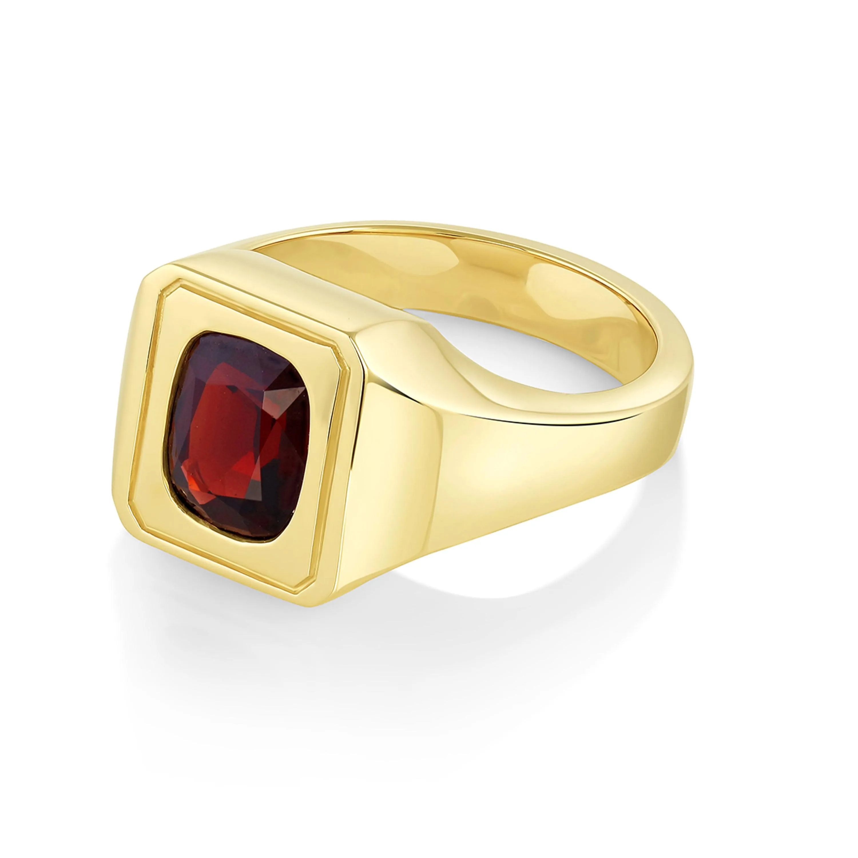 Red Spinel Men's Signet Ring sold by Marrow Fine product image thumbnail 2