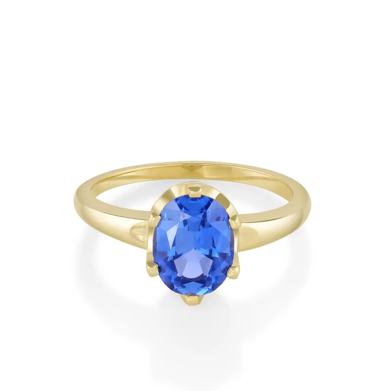 2.39ct Sri Lankan Sapphire Sybil Ring sold by Marrow Fine