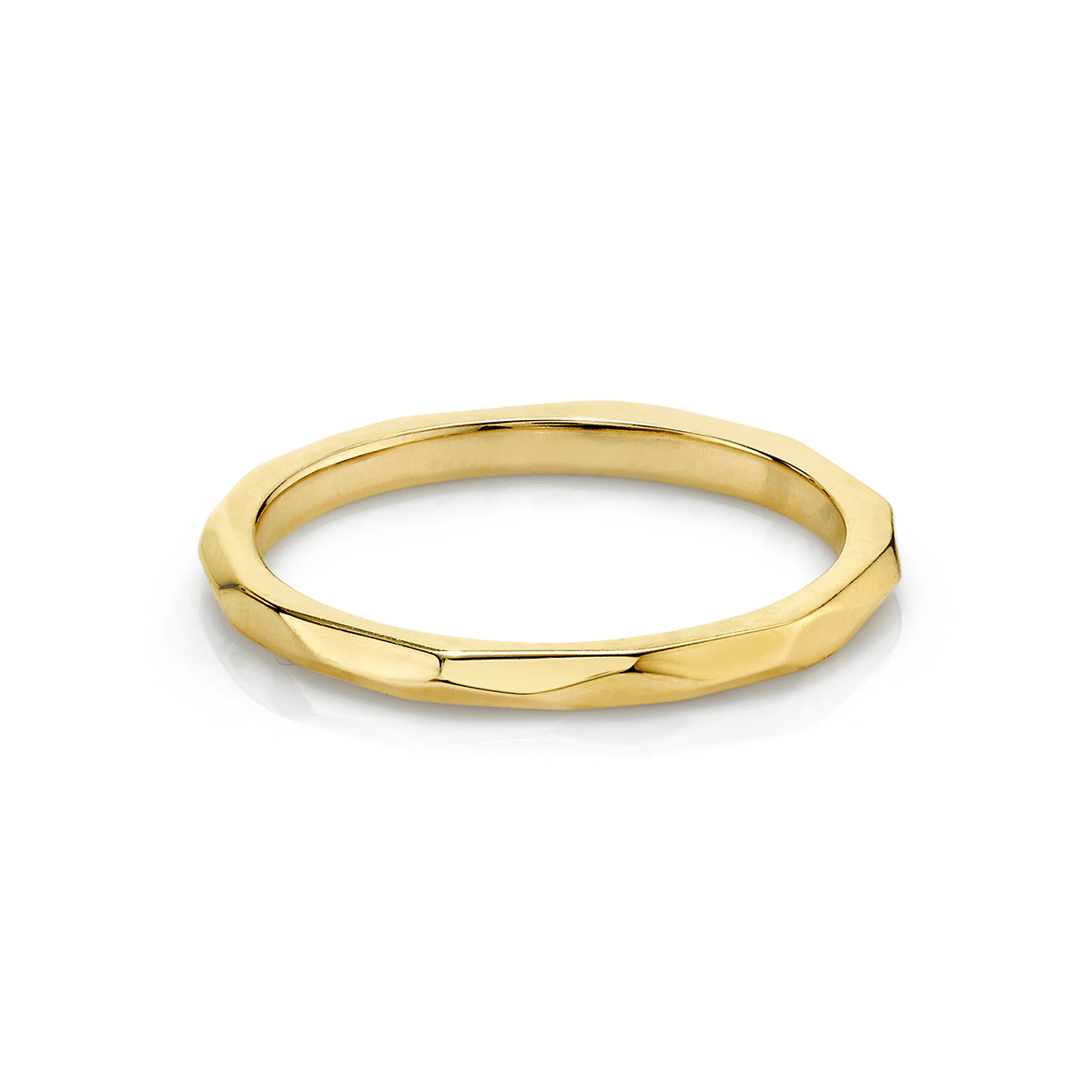 Hand Carved Geo Band sold by Marrow Fine