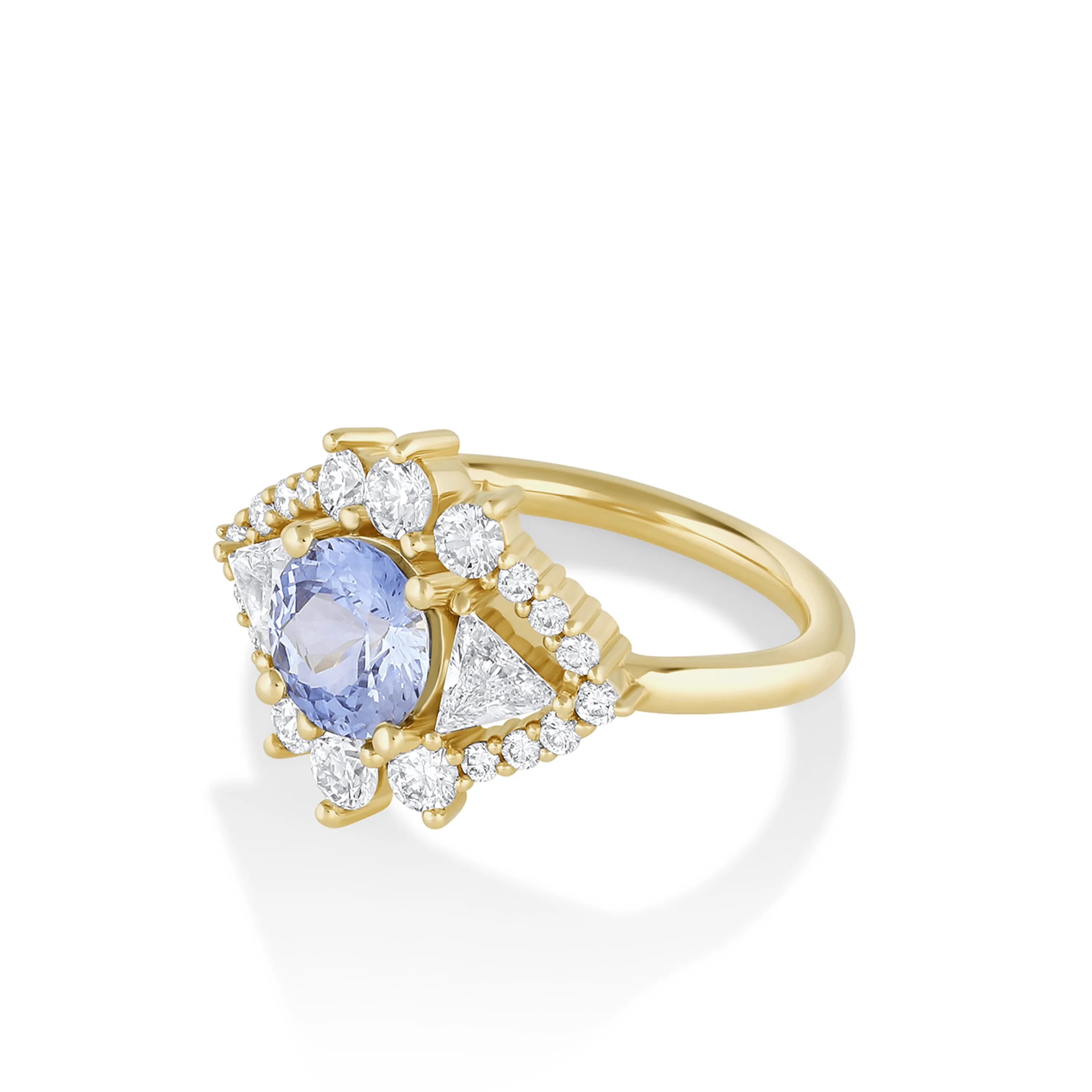 1.44ct Blue Sapphire Art Deco Ring sold by Marrow Fine product image thumbnail 2