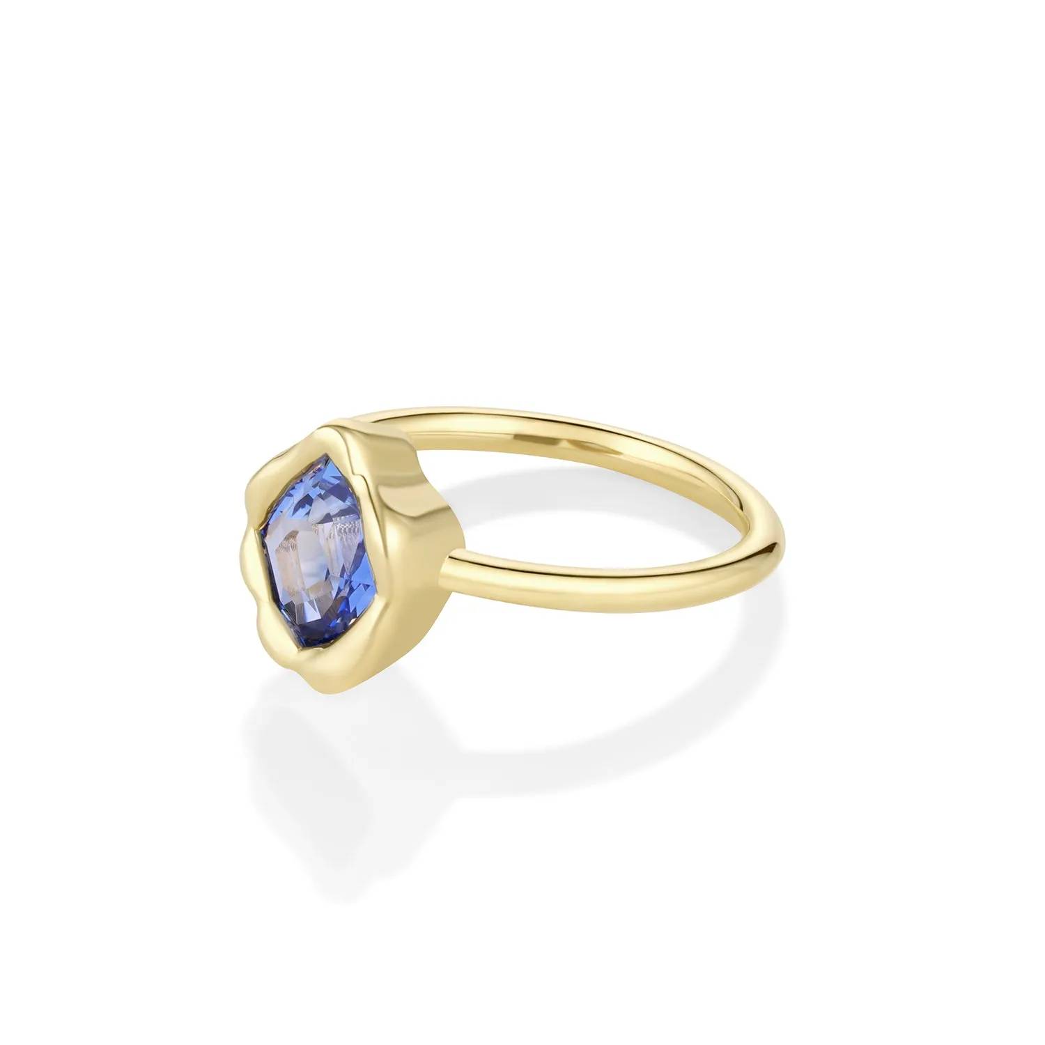 1.18ct Sapphire Abstract Bezel Ring sold by Marrow Fine product image thumbnail 3