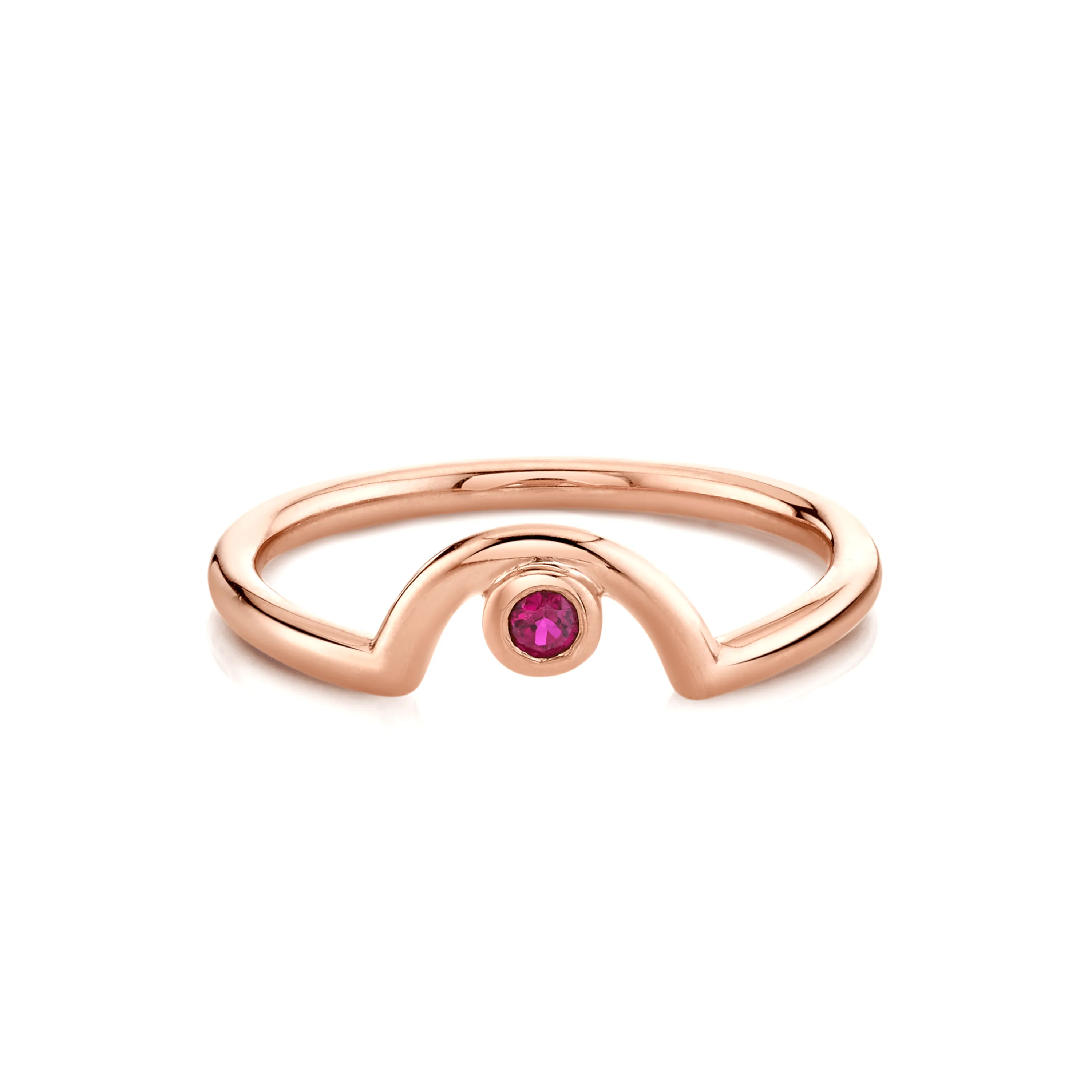Garnet Arch Band - January sold by Marrow Fine product image thumbnail 5