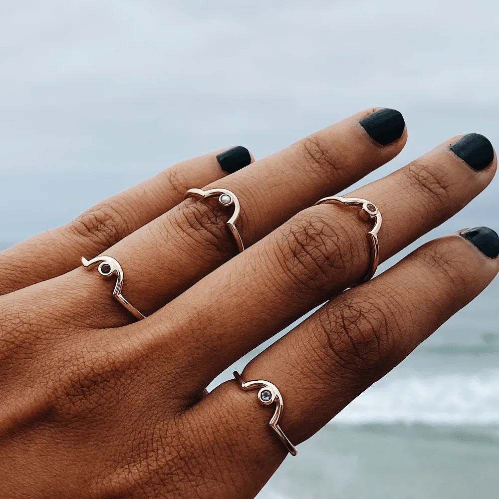 Garnet Arch Band - January sold by Marrow Fine product image thumbnail 2