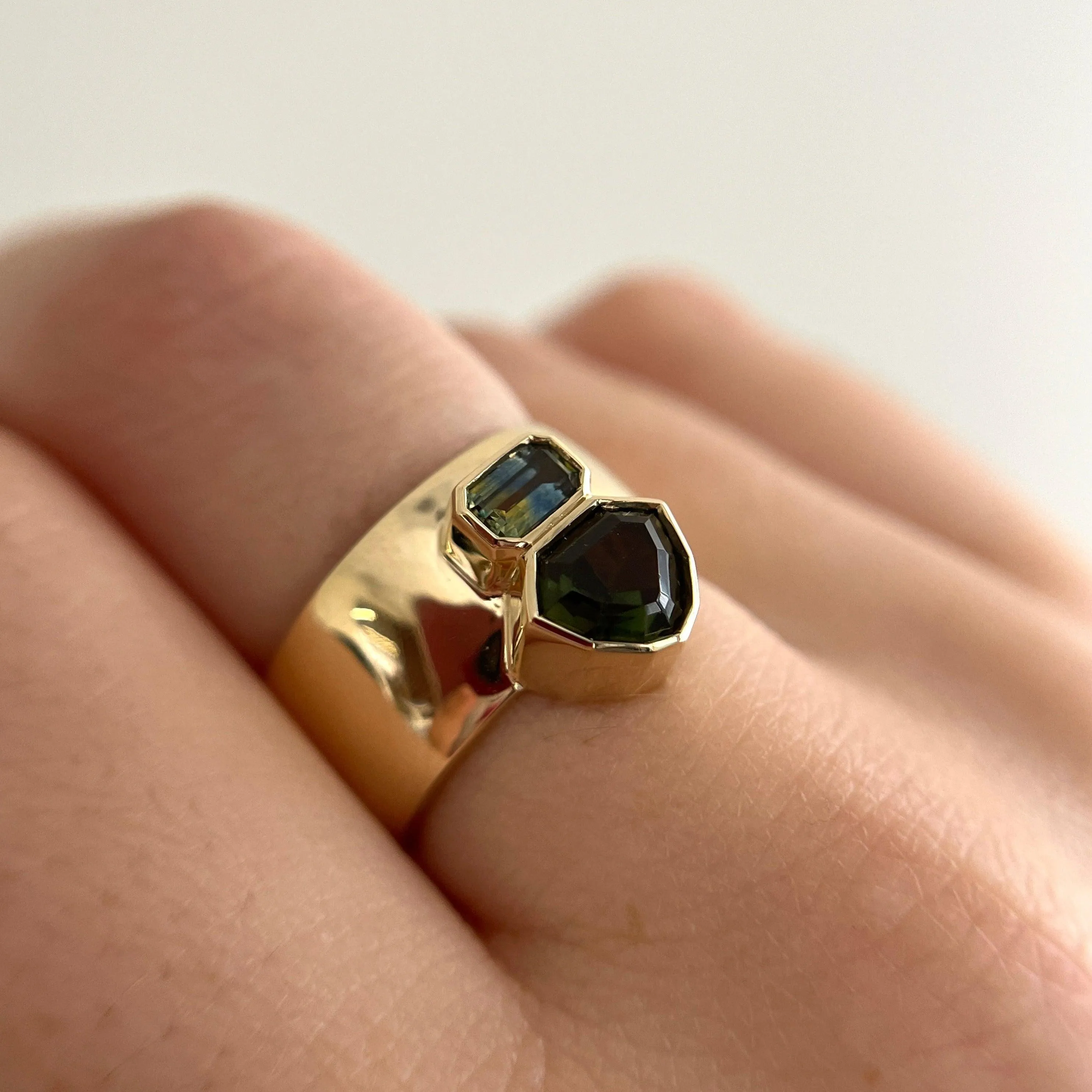 1.03ct Chrome Tourmaline Relic Ring sold by Marrow Fine product image thumbnail 3