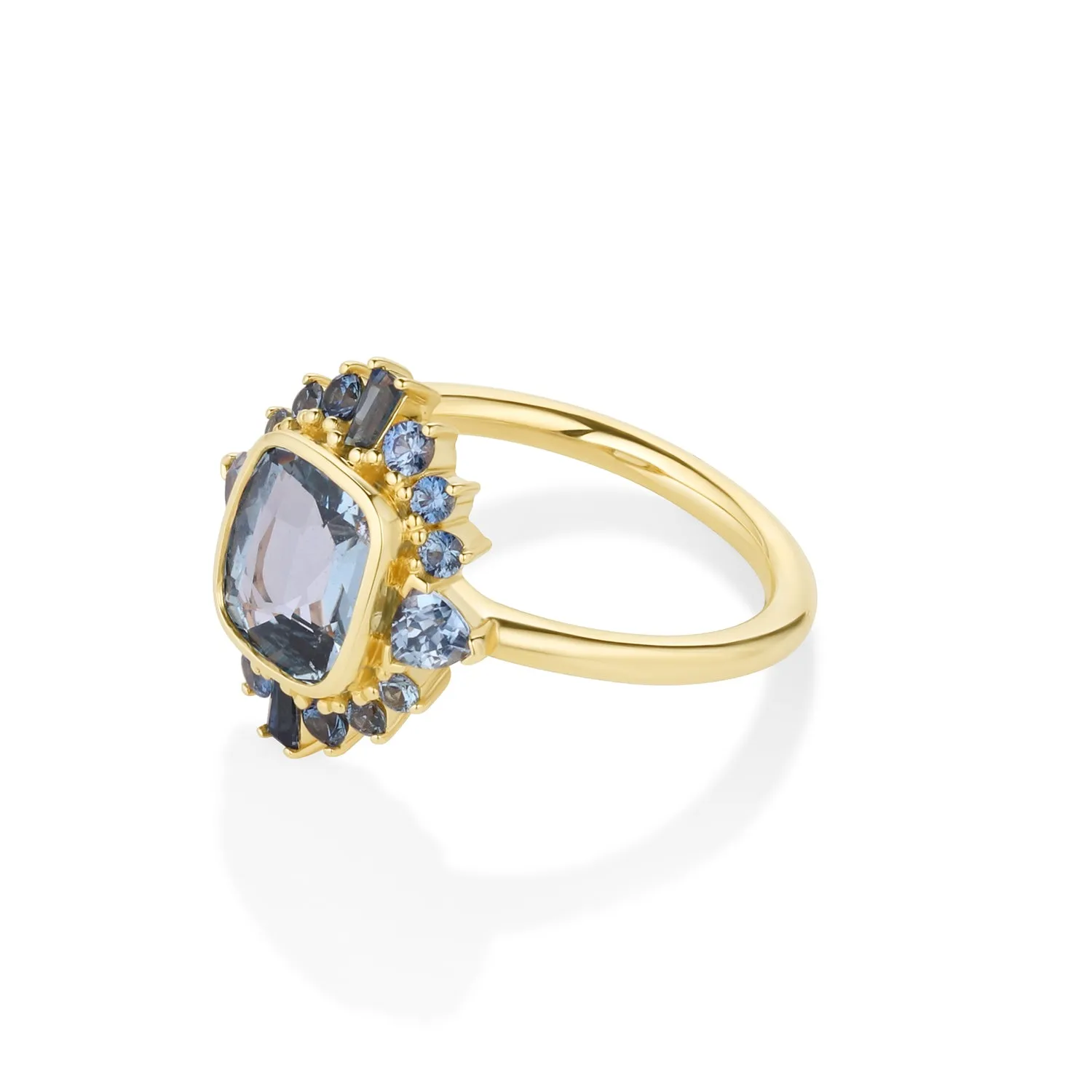 2.10ct Sapphire Ballerina Ring sold by Marrow Fine product image thumbnail 3