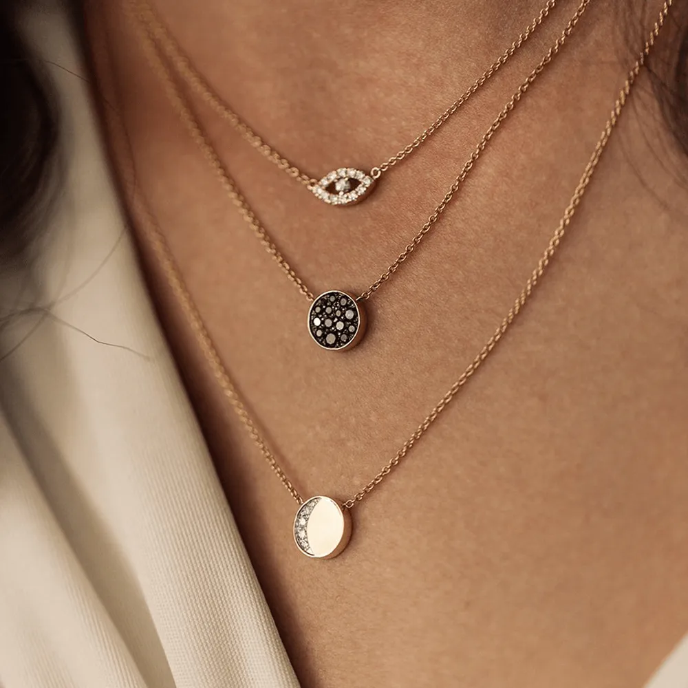 Under the Perfect Moon Pendant - New Moon sold by Marrow Fine product image thumbnail 2