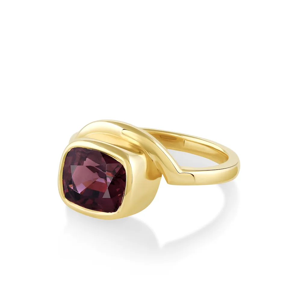 3.03ct Purple Spinel Everyday Crescendo Ring sold by Marrow Fine product image thumbnail 2