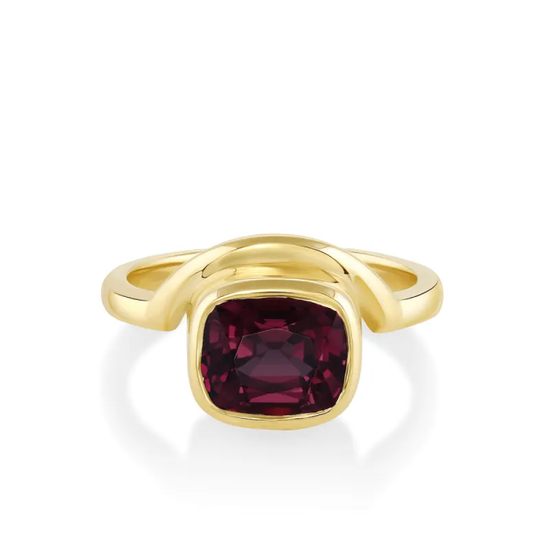 3.03ct Purple Spinel Everyday Crescendo Ring sold by Marrow Fine
