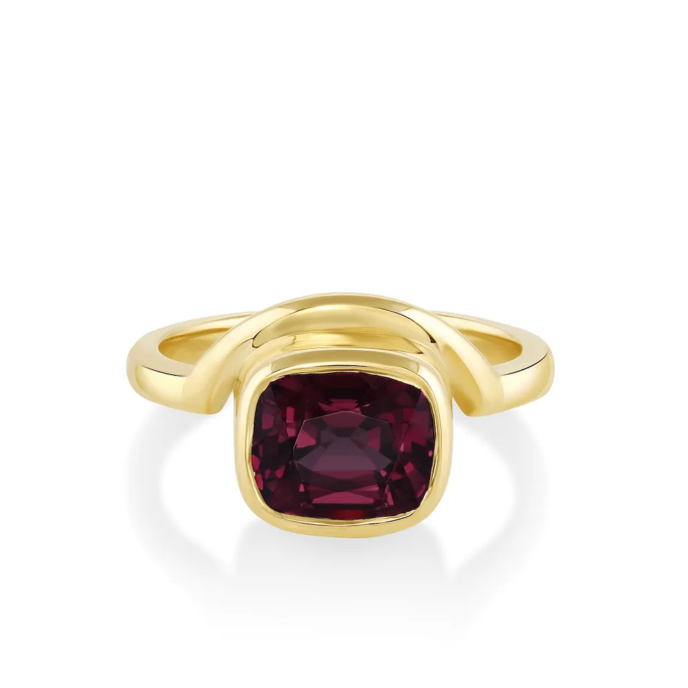 3.03ct Purple Spinel Everyday Crescendo Ring sold by Marrow Fine