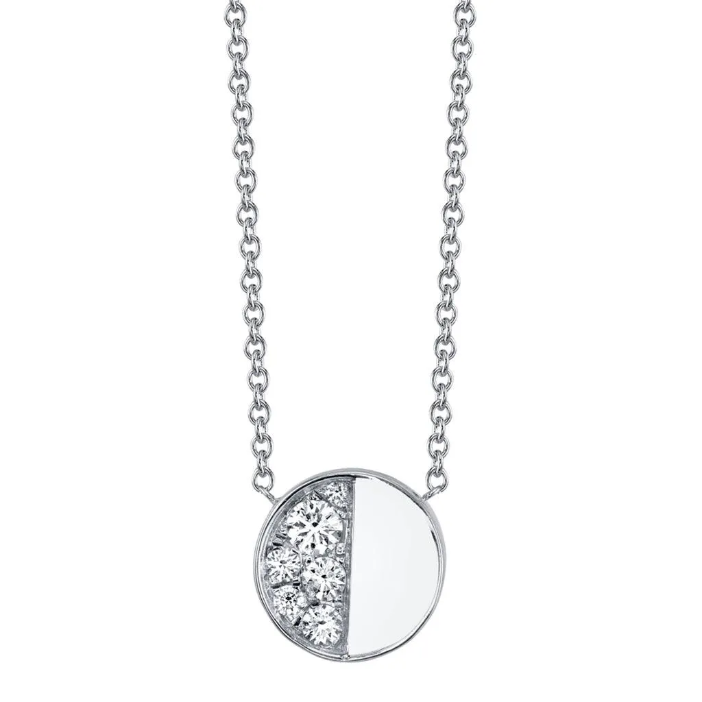 Under the Perfect Moon Pendant - Quarter Moon sold by Marrow Fine product image thumbnail 3